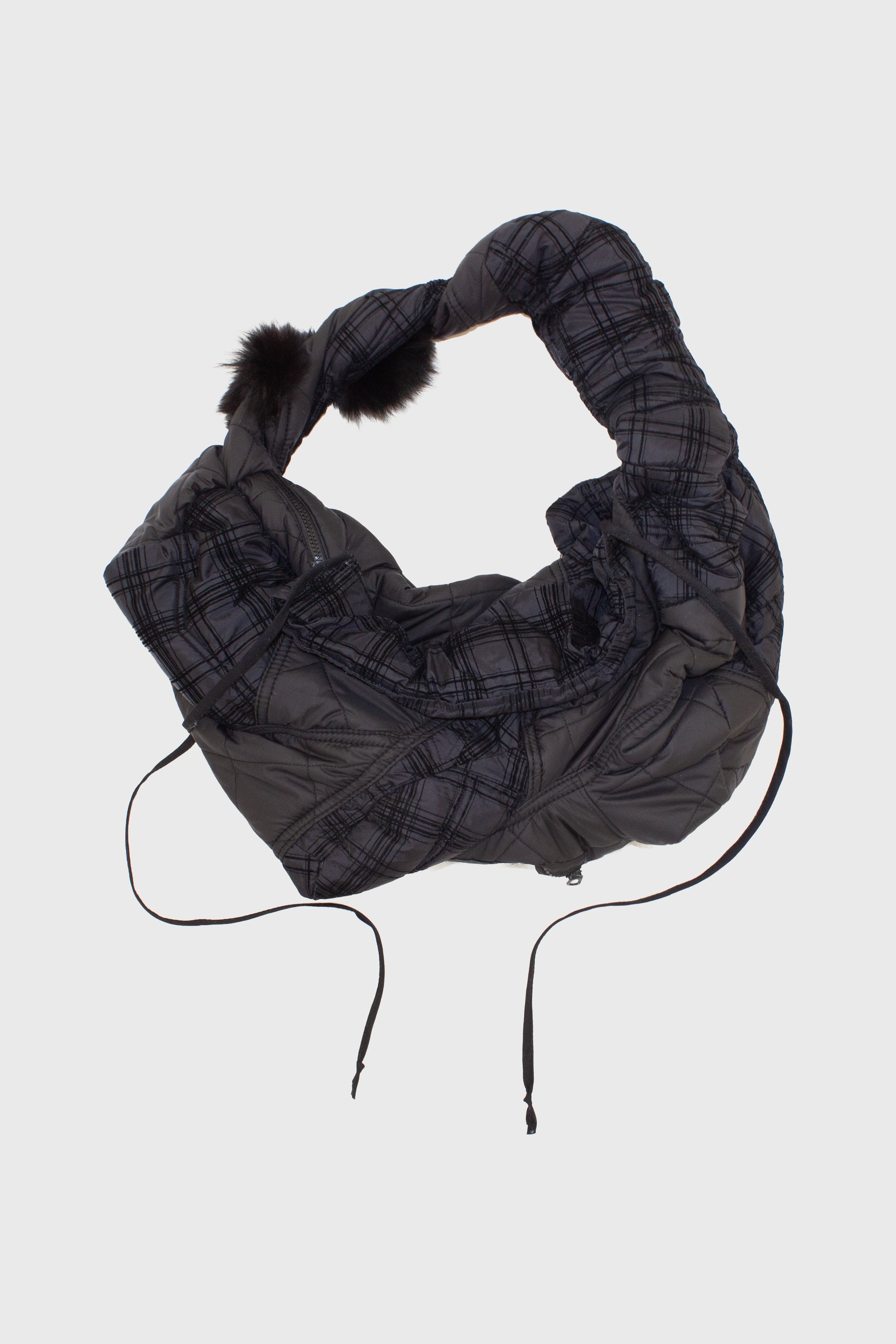 MANE BAG - BLACK CHECK