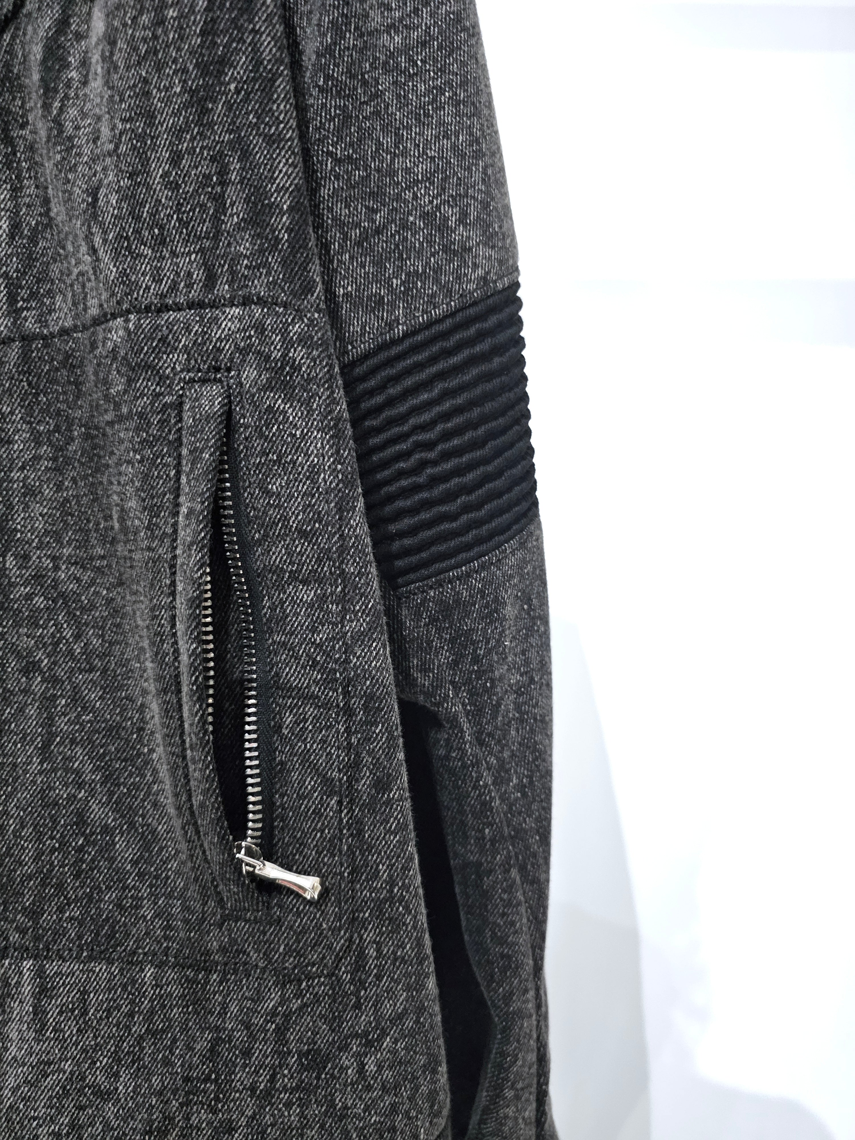 REFLECTIVE MOTOCYCLE DENIM JACKET