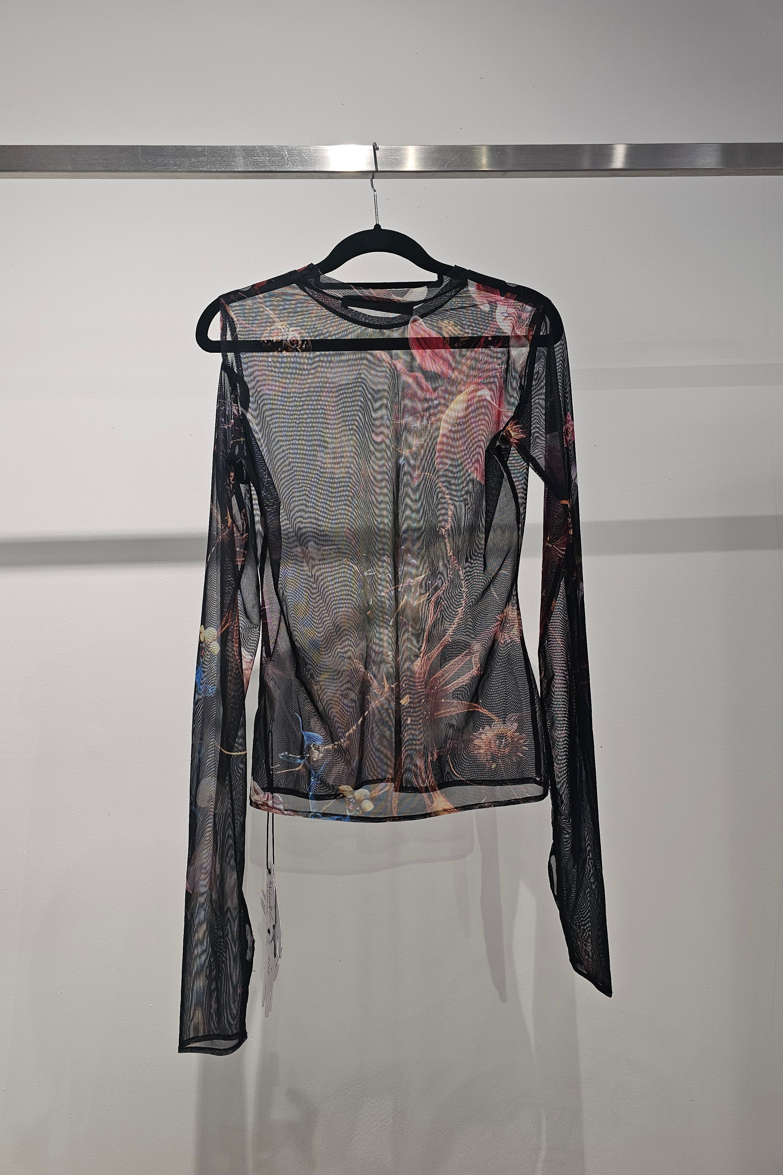 MECHANICAL FLOWERS MESH TOP