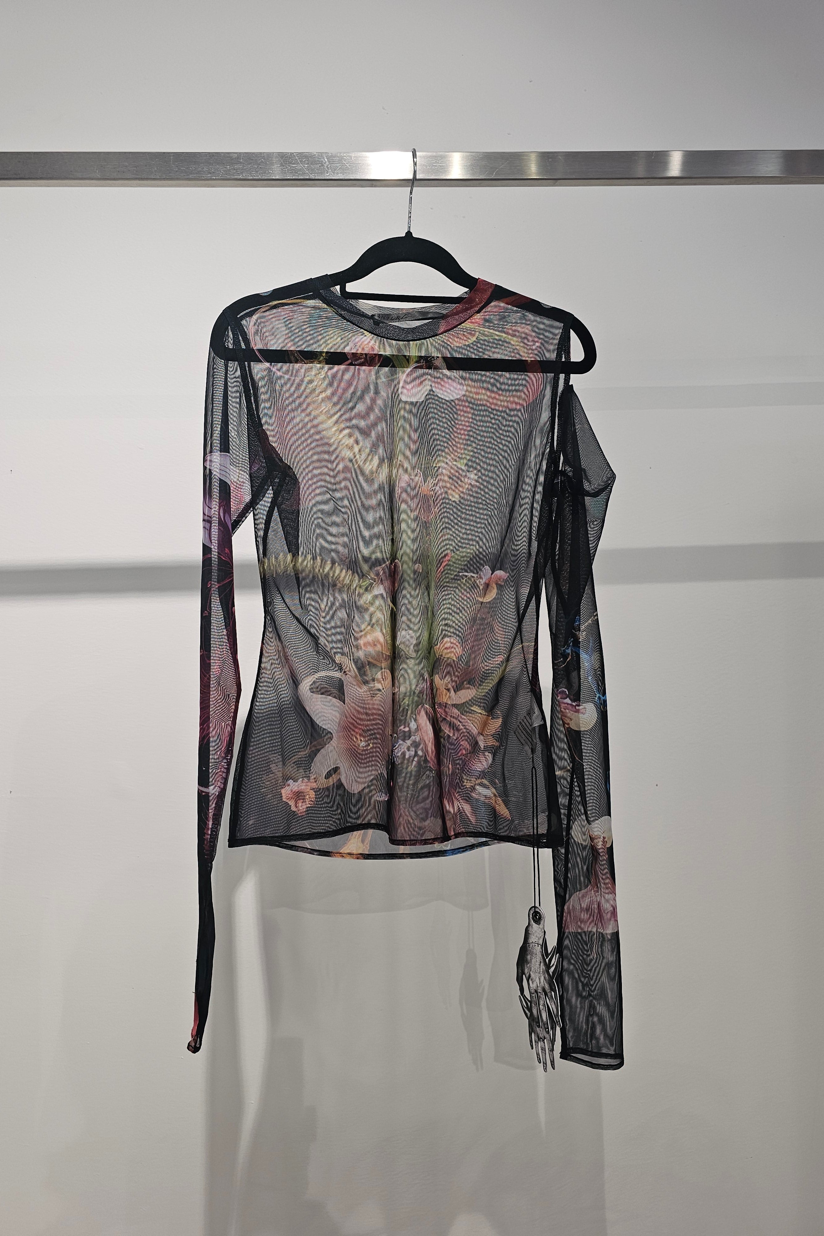 MECHANICAL FLOWERS MESH TOP