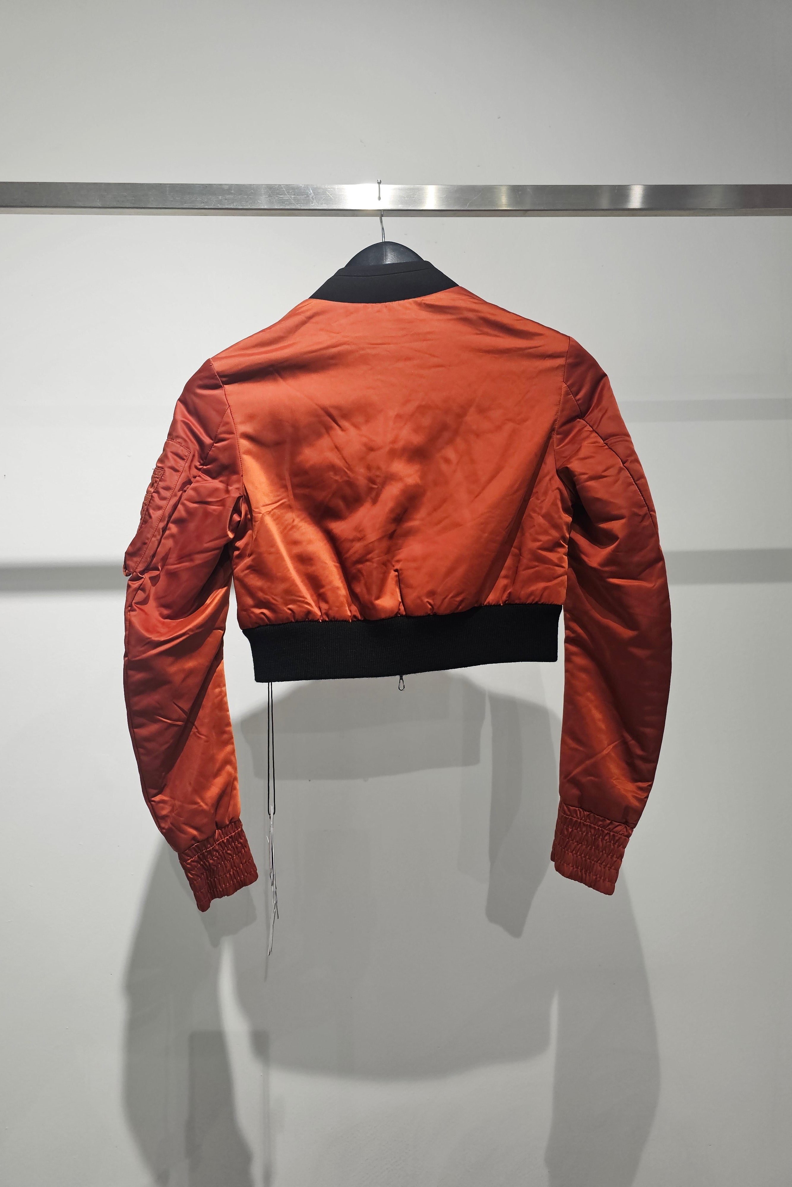 Cropped bomber jacket