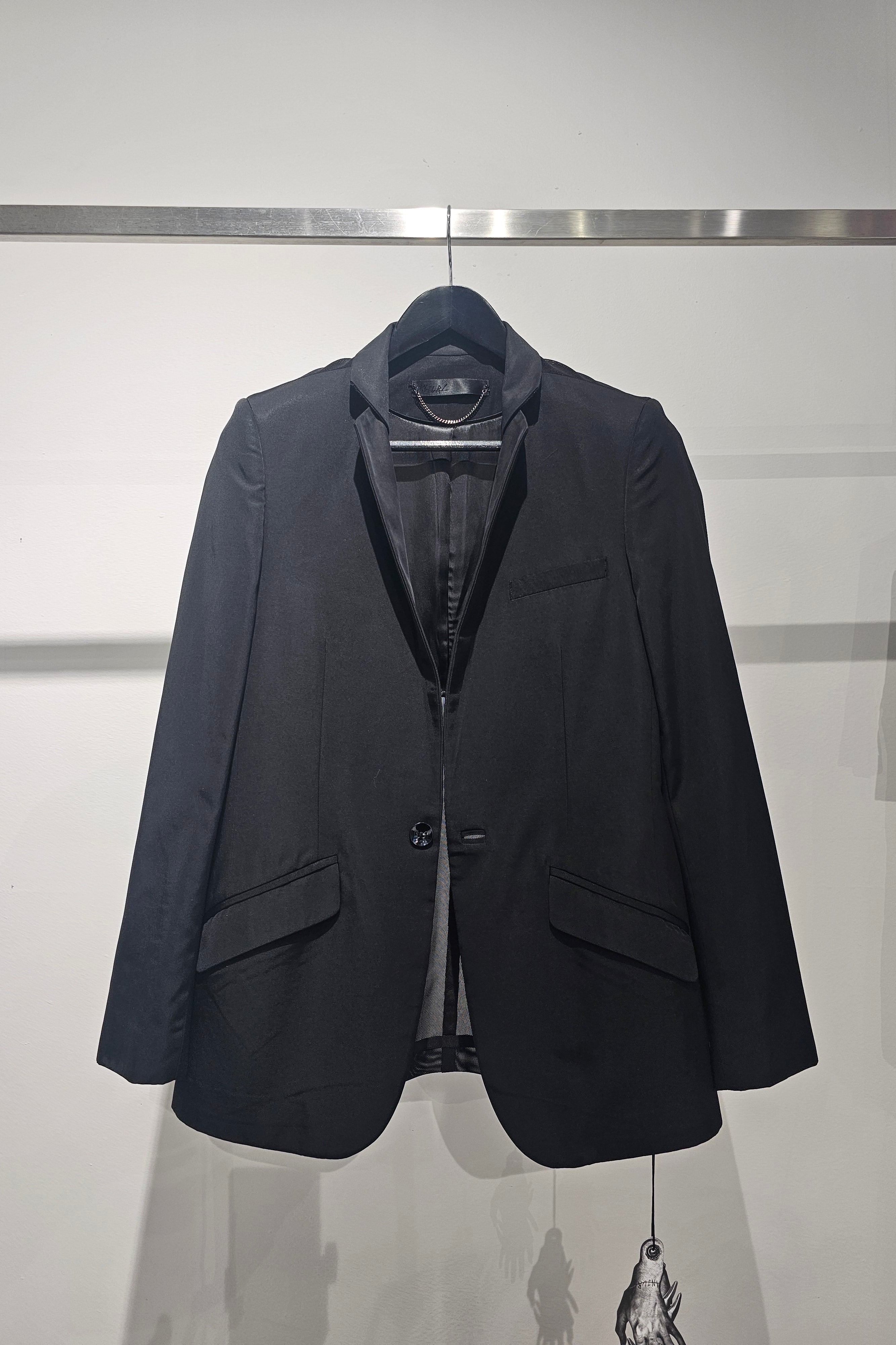 Blazer With Mesh Back
