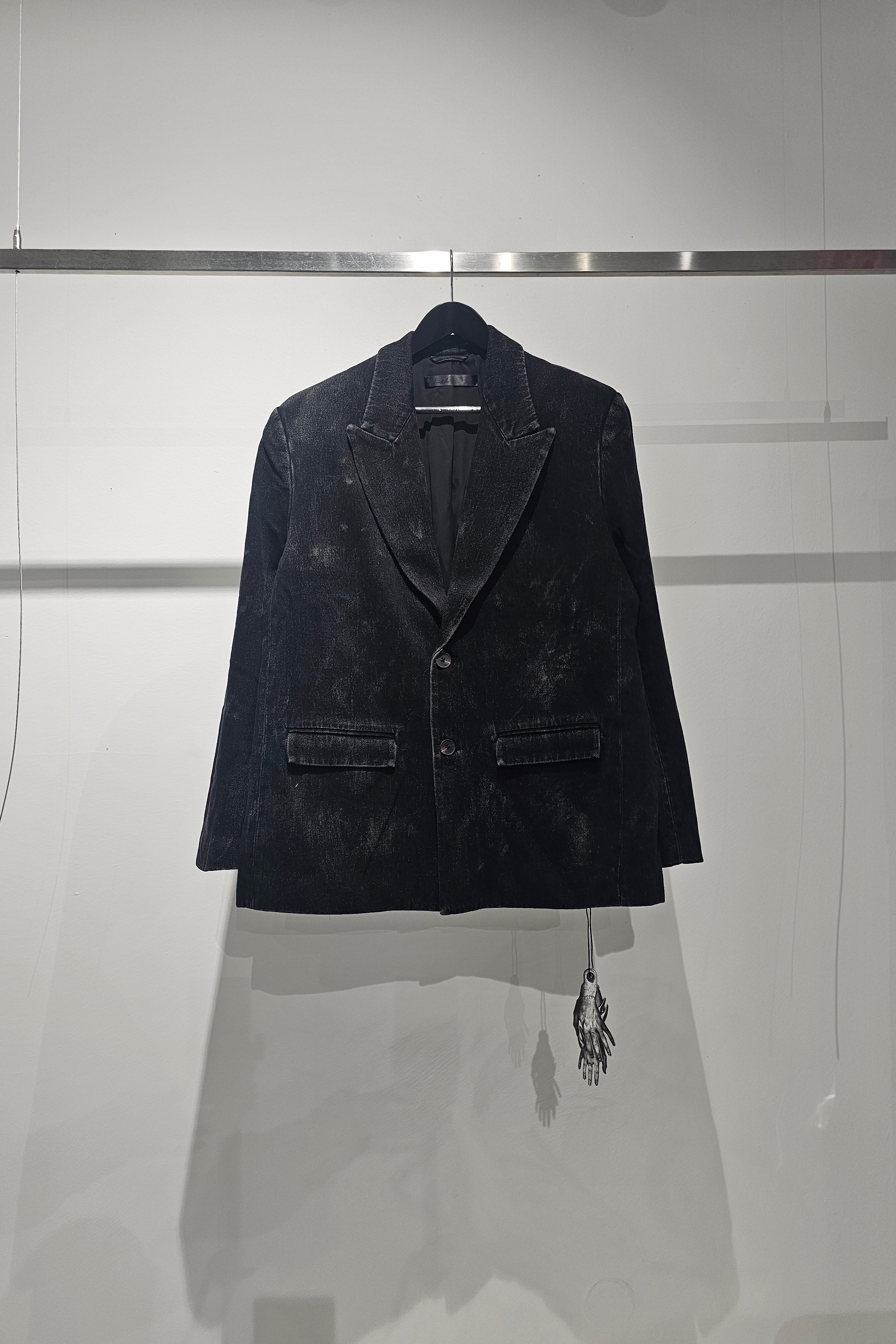 Human Intelligence Denim Blazer