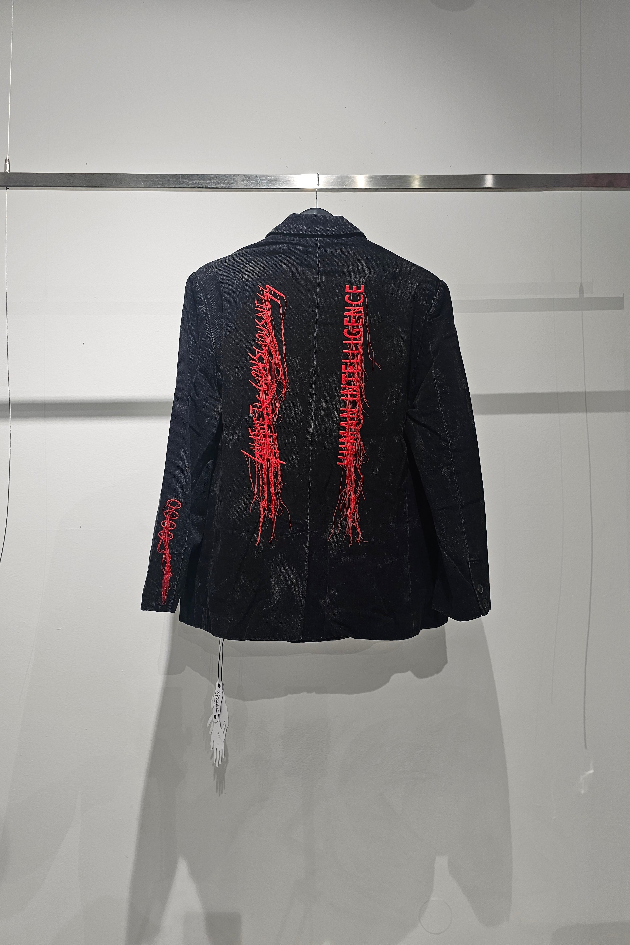 Human Intelligence Denim Blazer