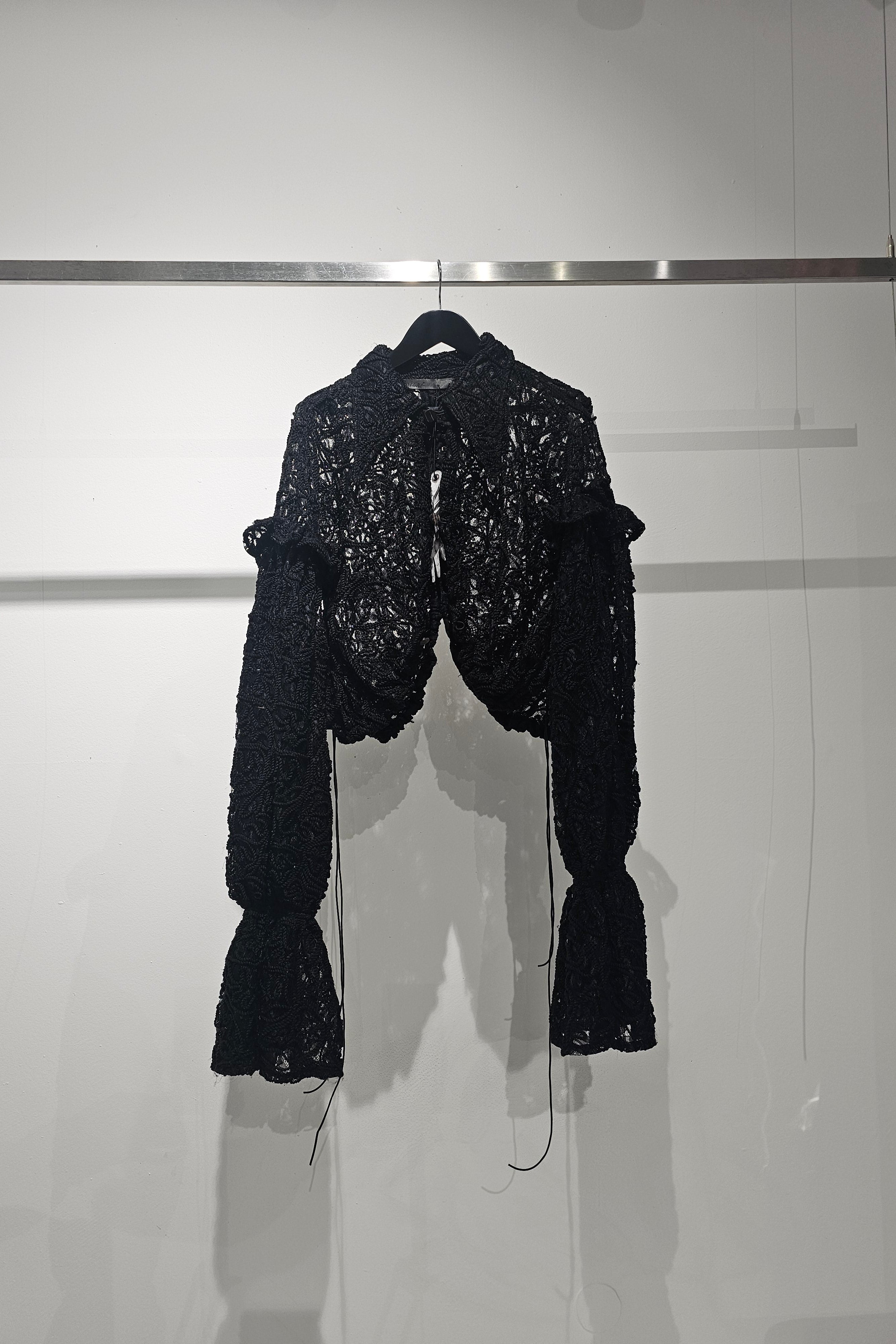 Cipher cropped shirt jacket