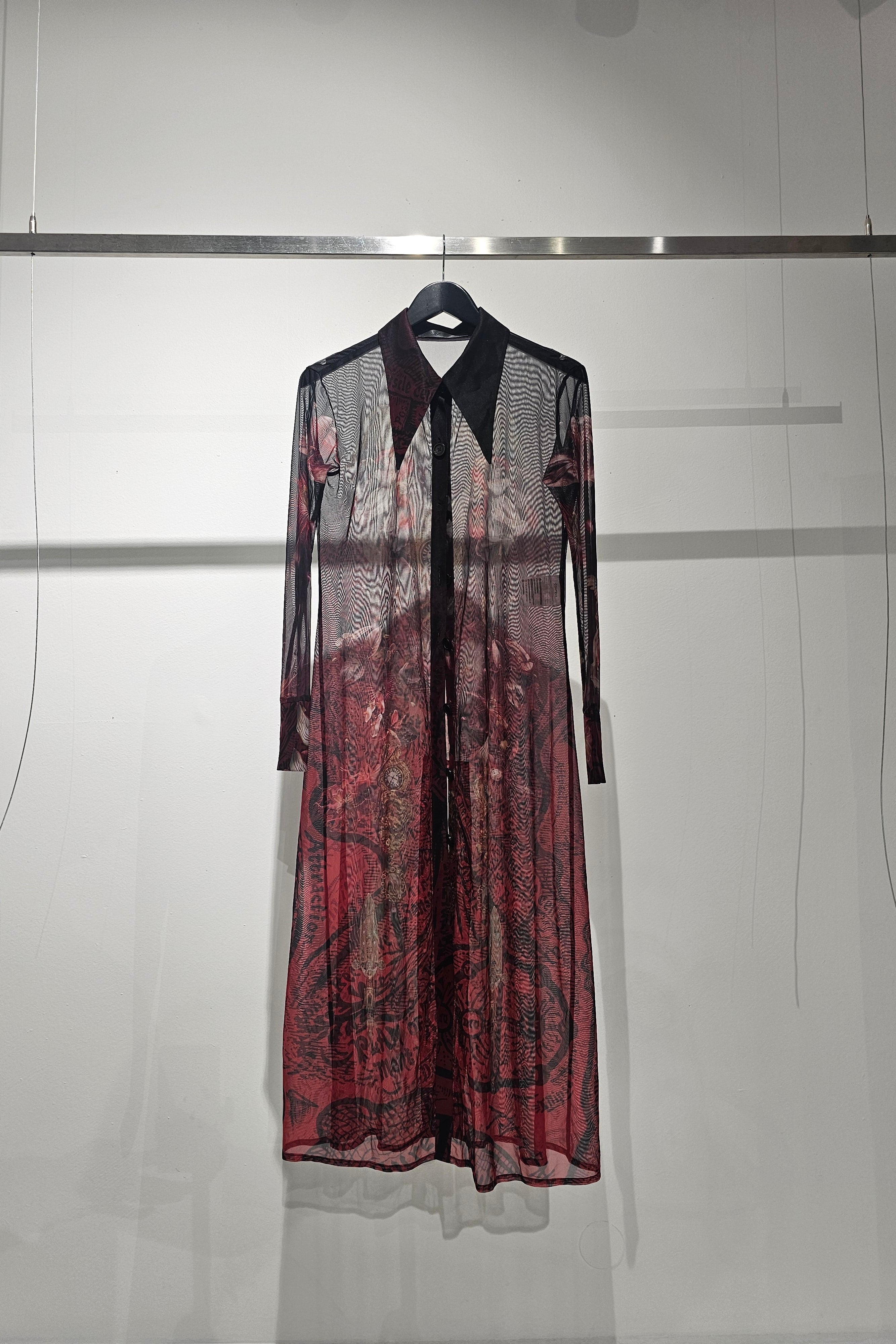 Angle Mesh Shirt Dress III