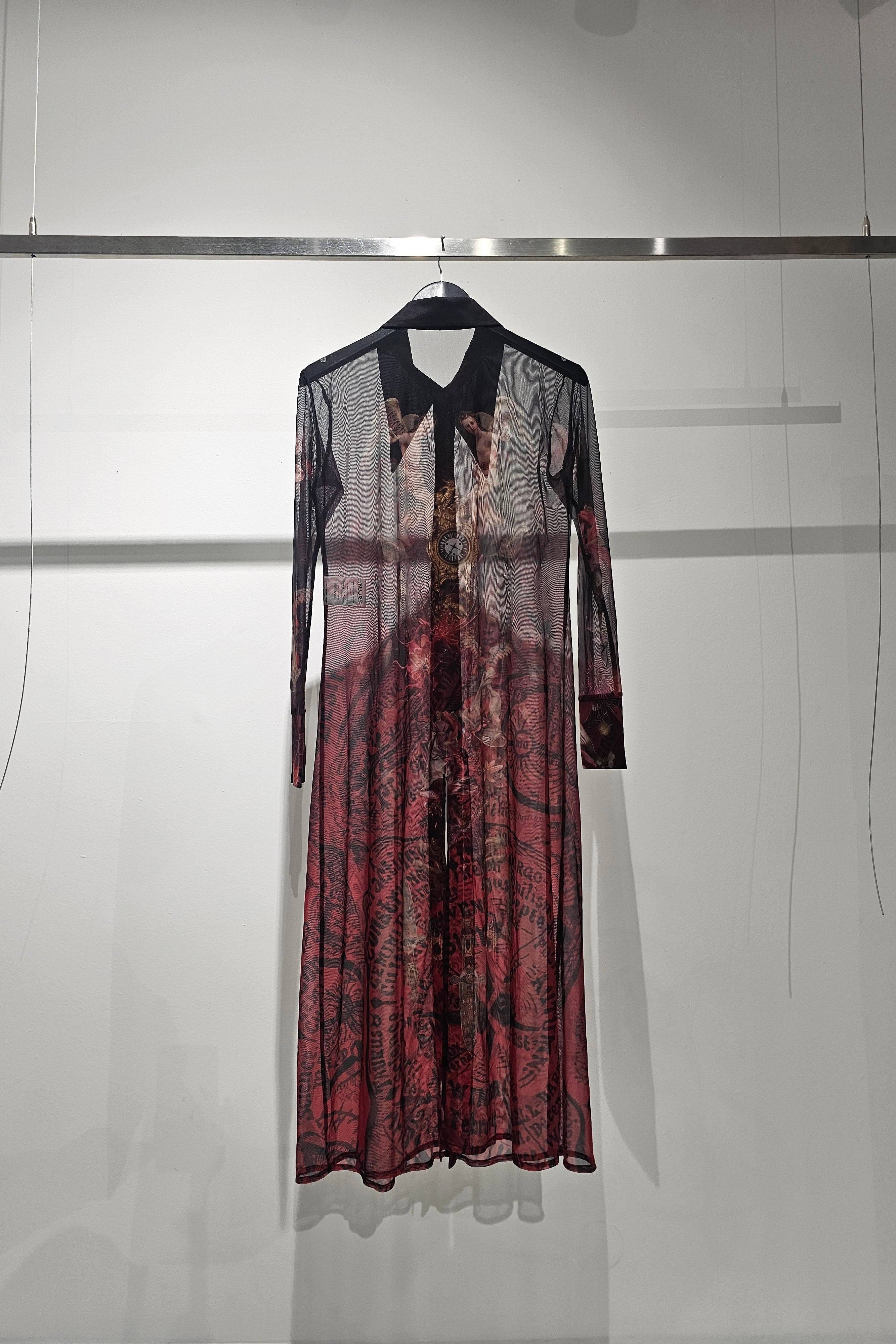 Angle Mesh Shirt Dress III