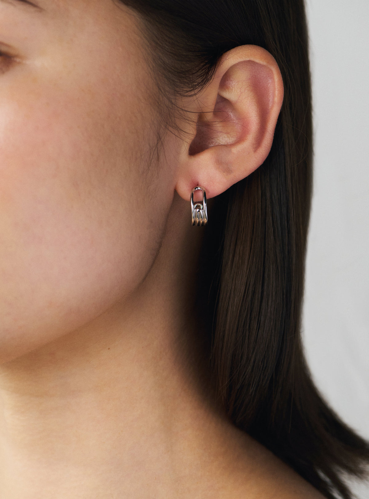 Paper Clip Hoops Small