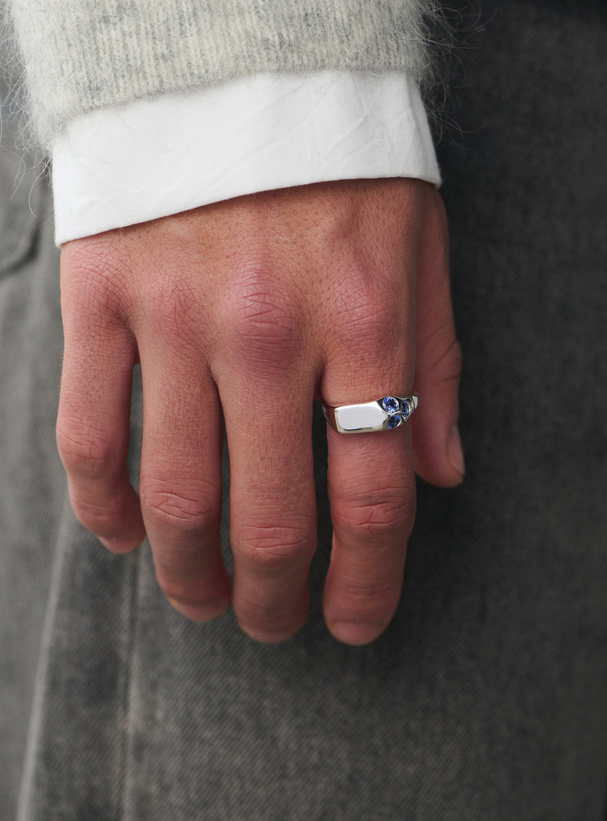 Melted Signet Blue