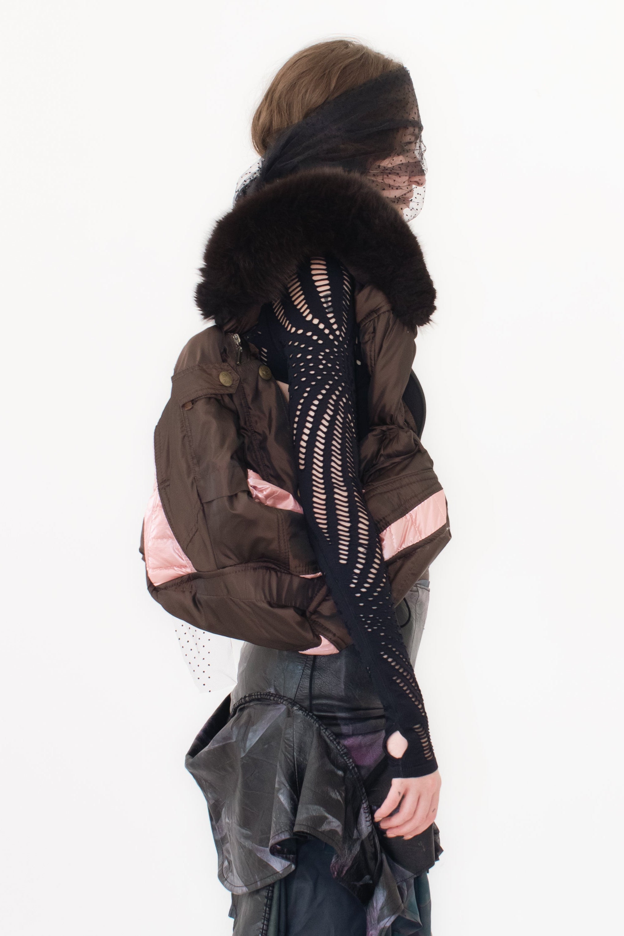MANE BAG - BROWN & PINK