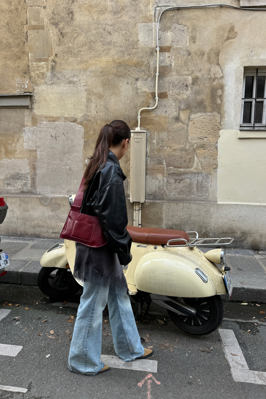 BRUNA BAG - GARNET