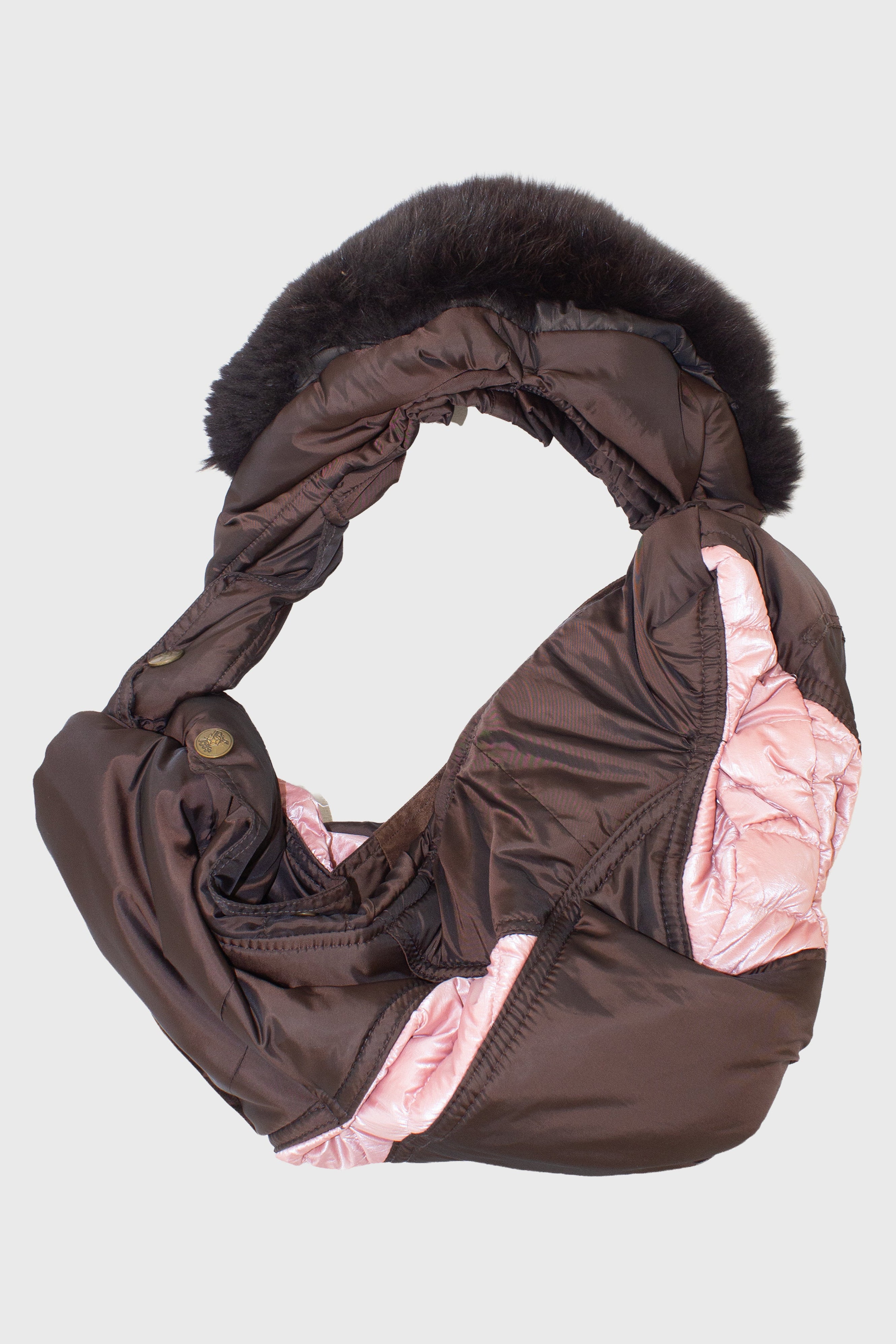 MANE BAG - BROWN & PINK