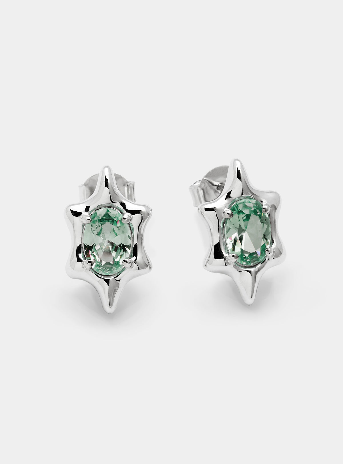 6 Point Gem Studs
