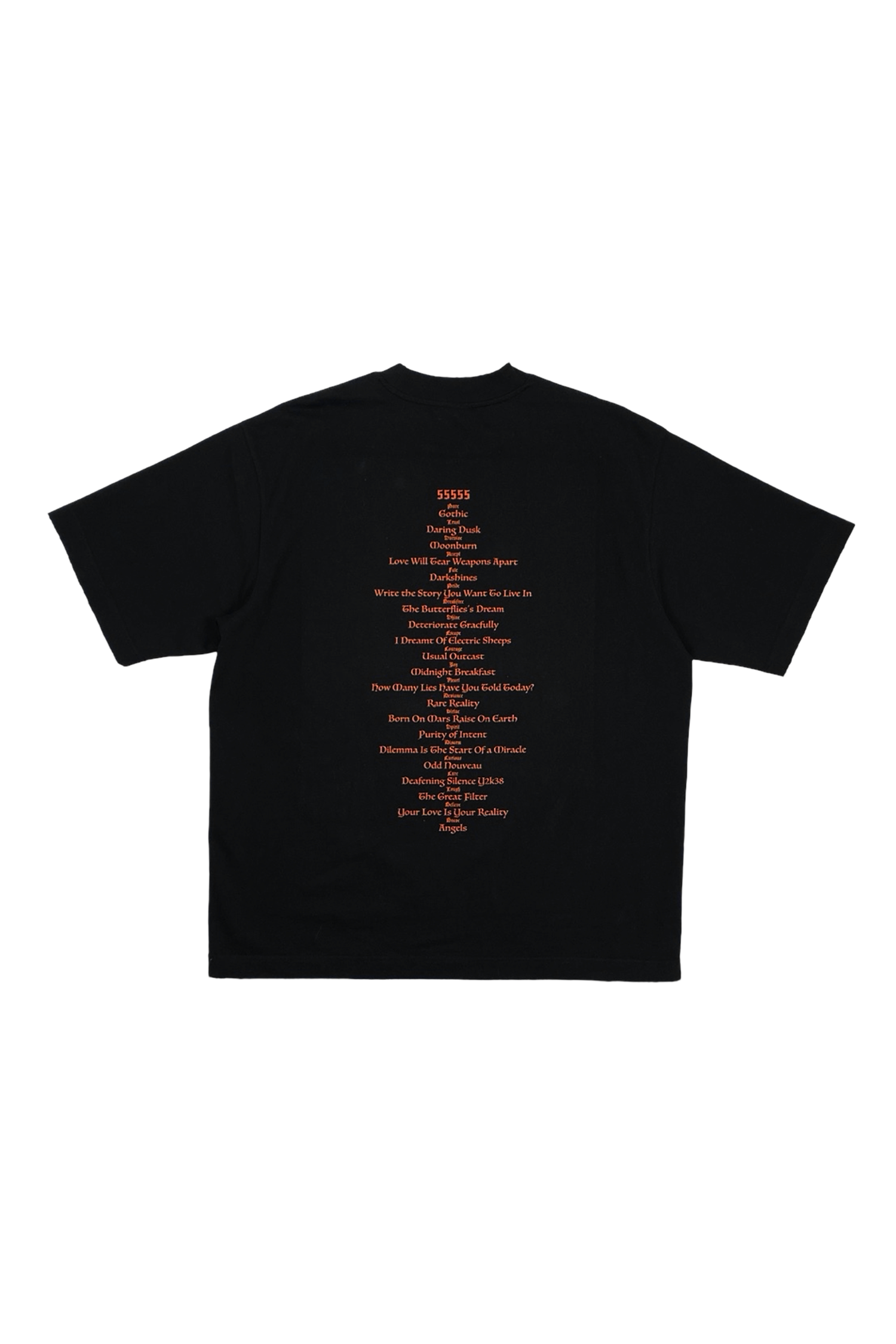 55555 OVERSIZE PRINT TEE