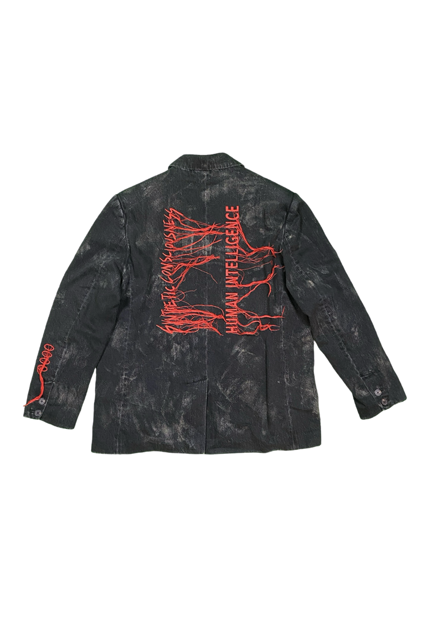 HUMAN INTELLIGENCE DENIM BLAZER