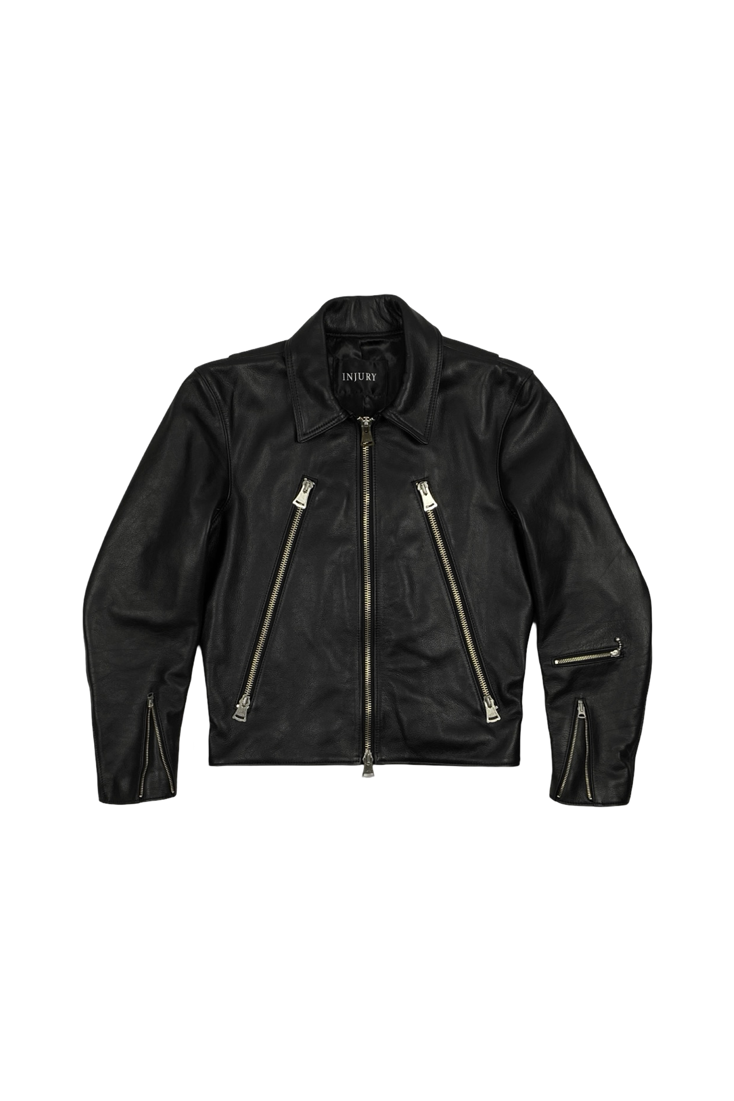 TACTILE RETRO MOTORCYCLE LEATHER JACKET