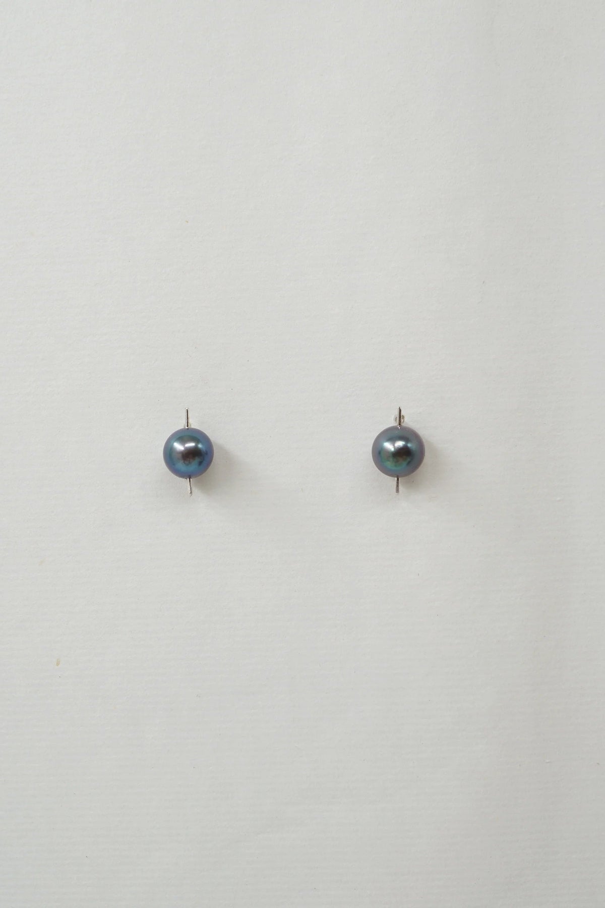 Silver & Pearl Earring- Composition III
