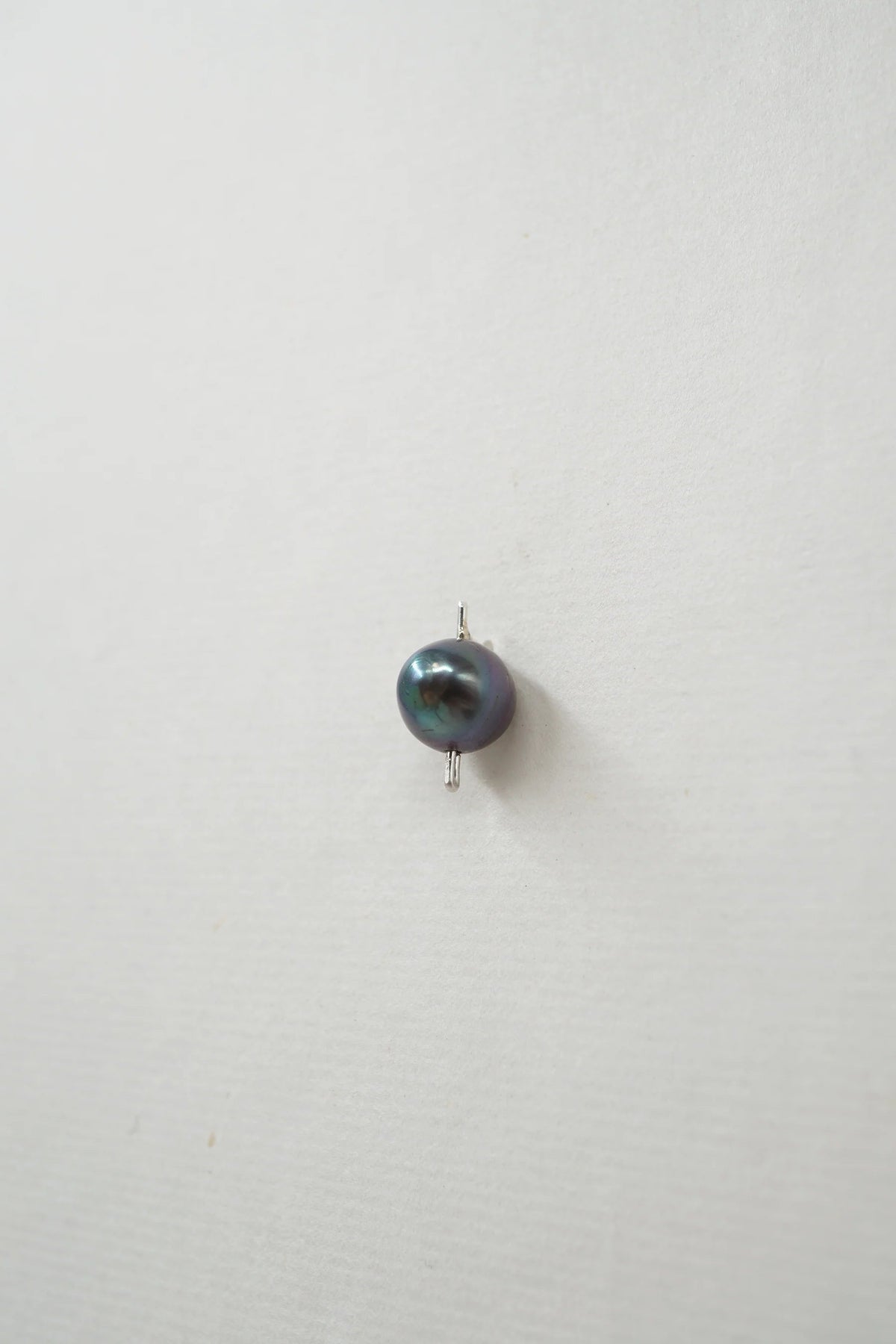 Silver & Pearl Earring- Composition III