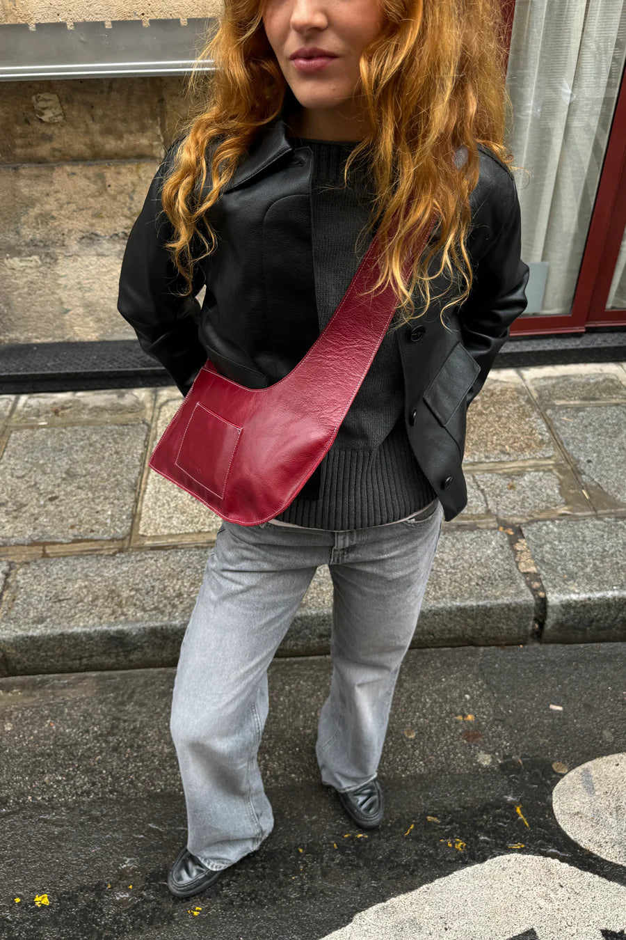 BRUNA BAG - GARNET
