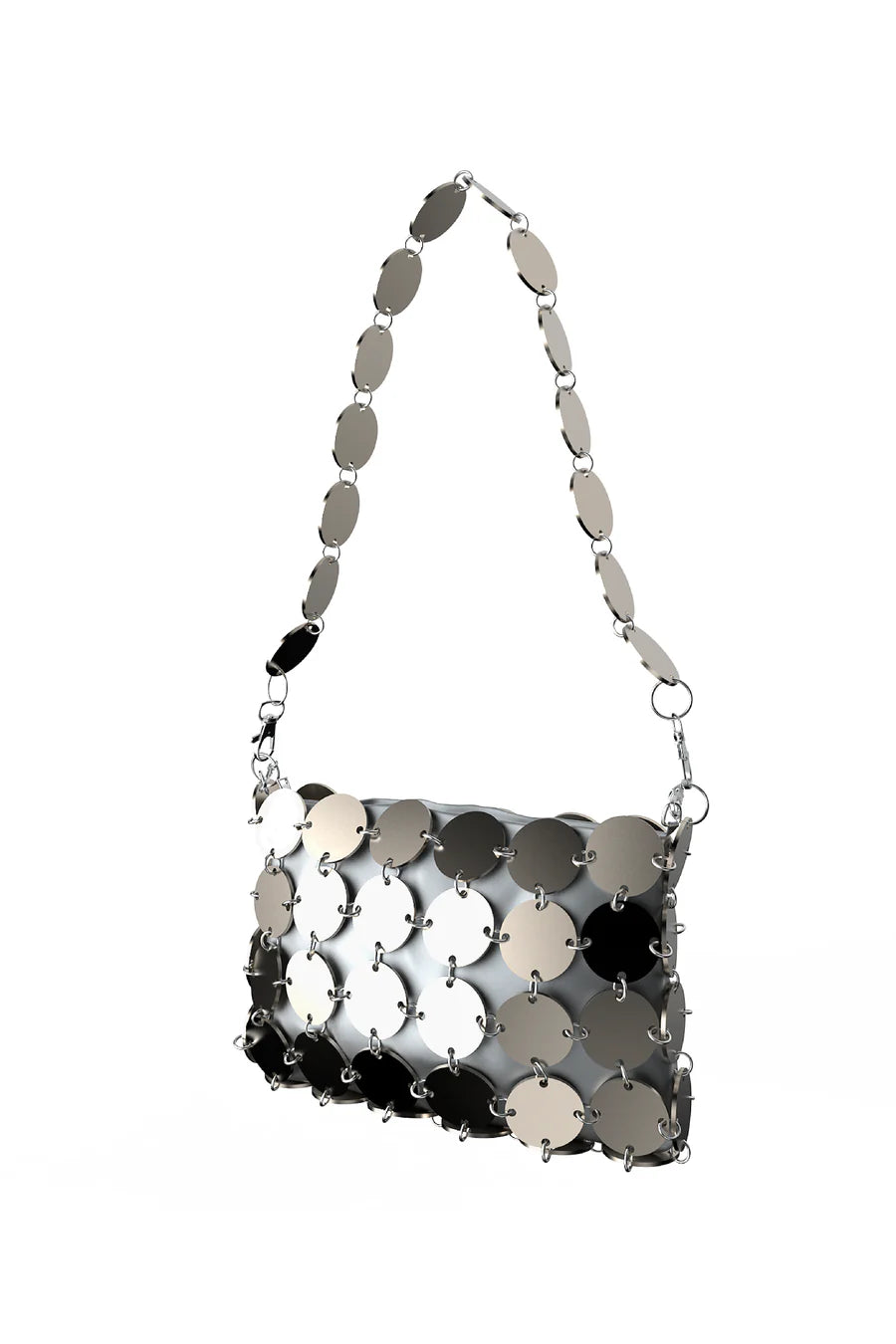 CHAIN STEEL BAG IN SILVER