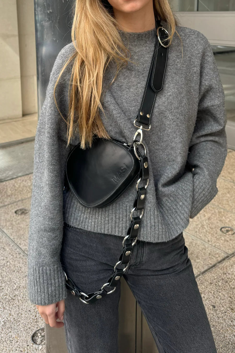 BLACK TROTTER BAG