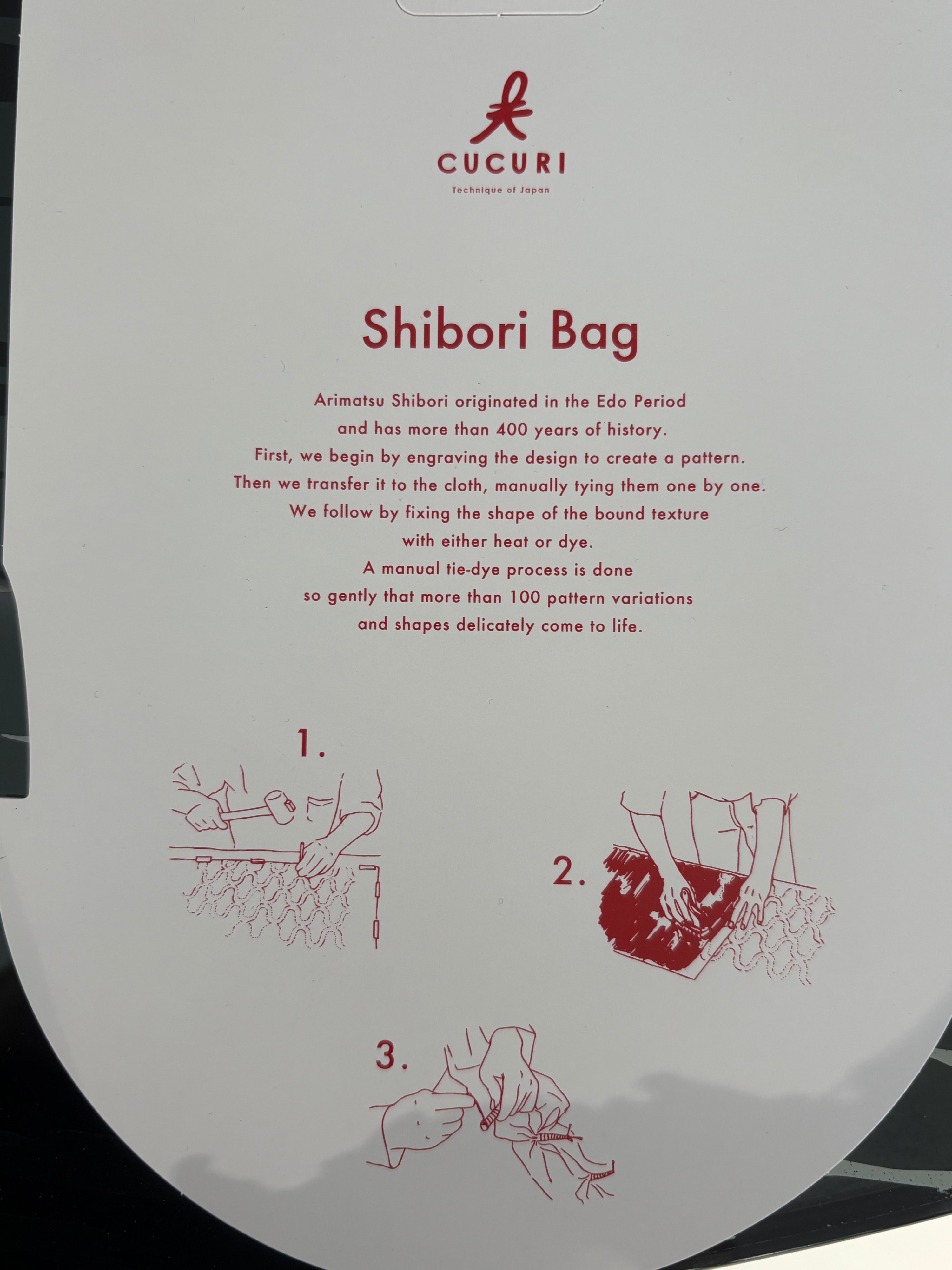 KUMO SHIBORI BAG