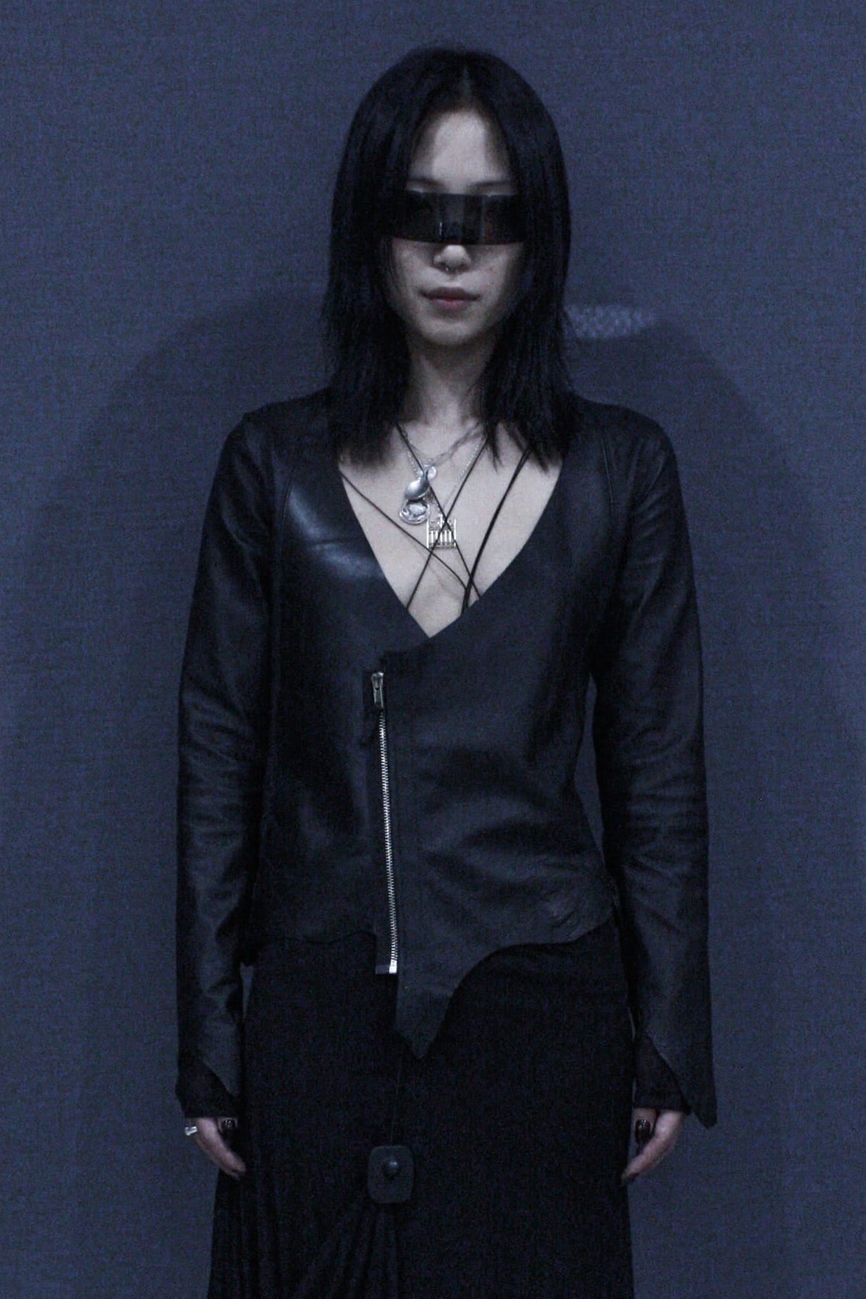 FITTED RAW LEATHER JACKET