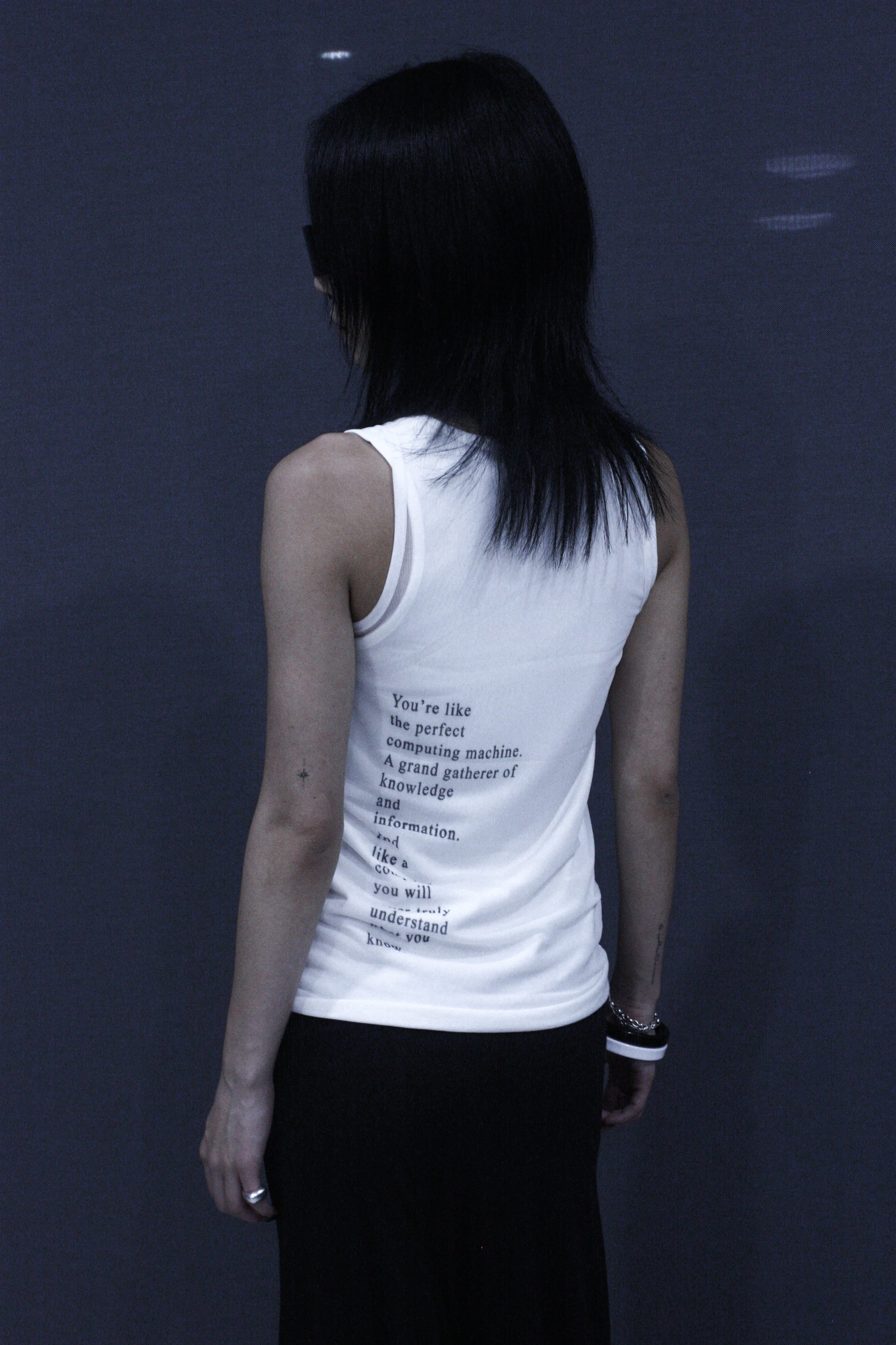 COMPUTER KNOWLEDGE DOUBLE LAYER TANK TOP