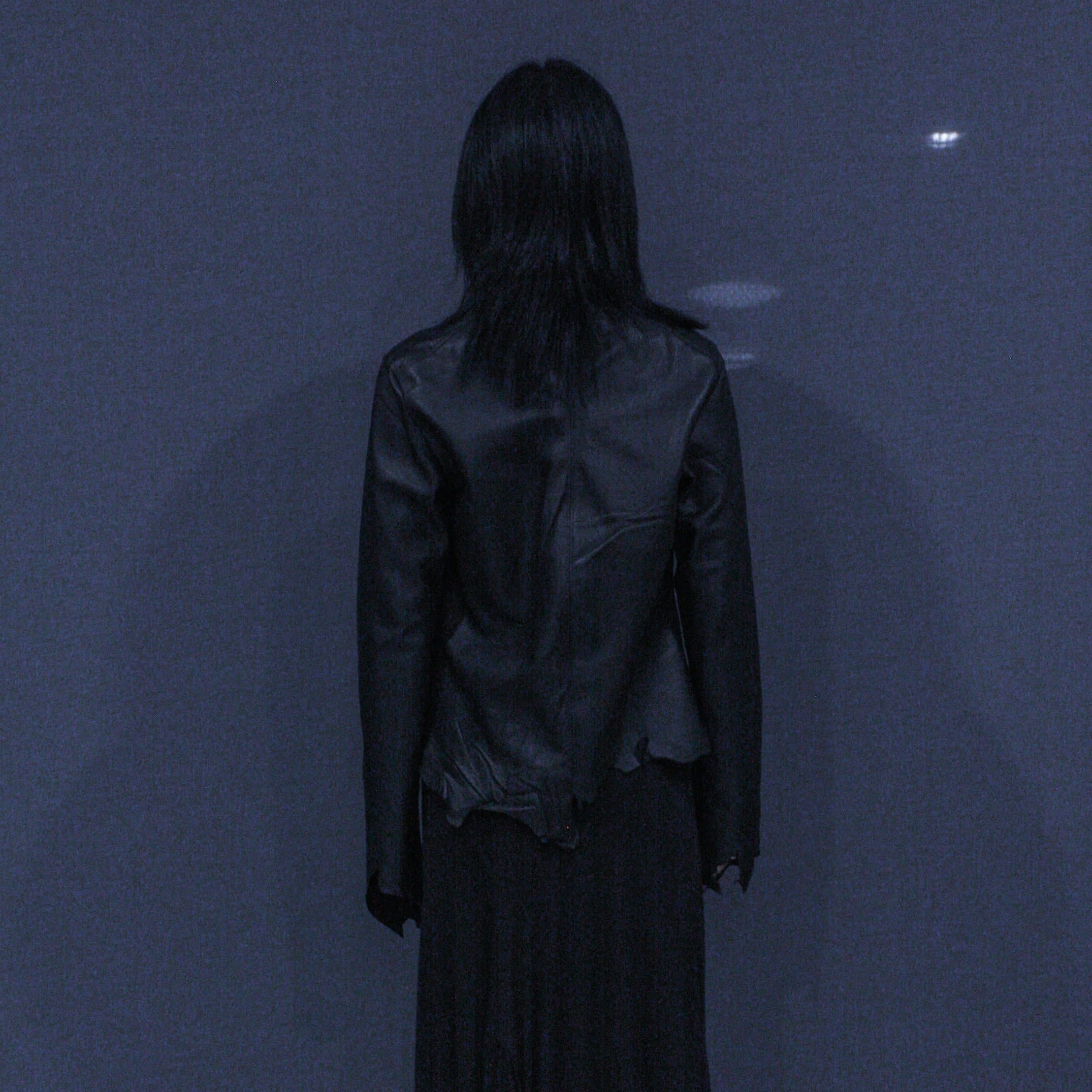BLACK SIDE ZIP RAW LEATHER JACKET