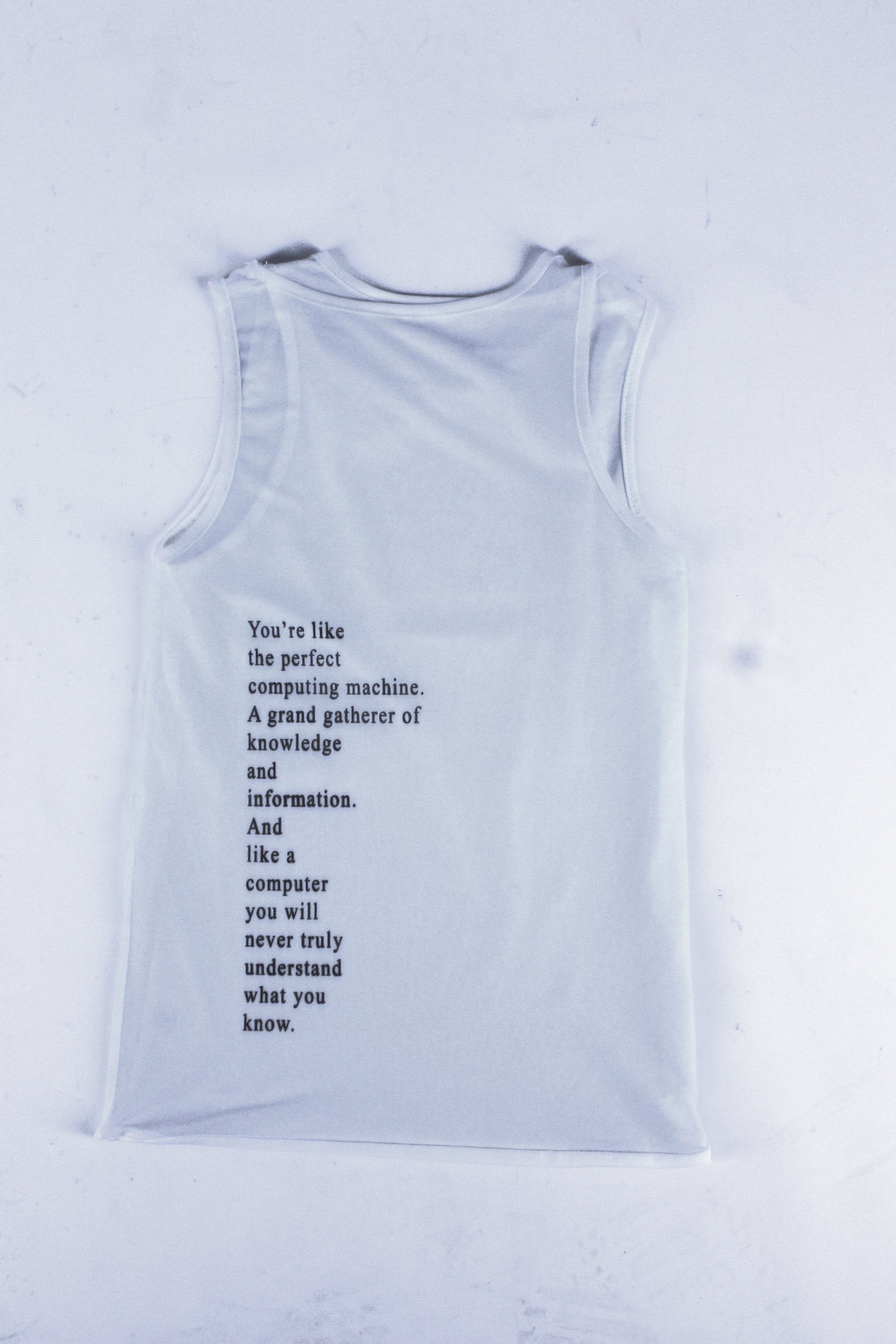 COMPUTER KNOWLEDGE DOUBLE LAYER TANK TOP