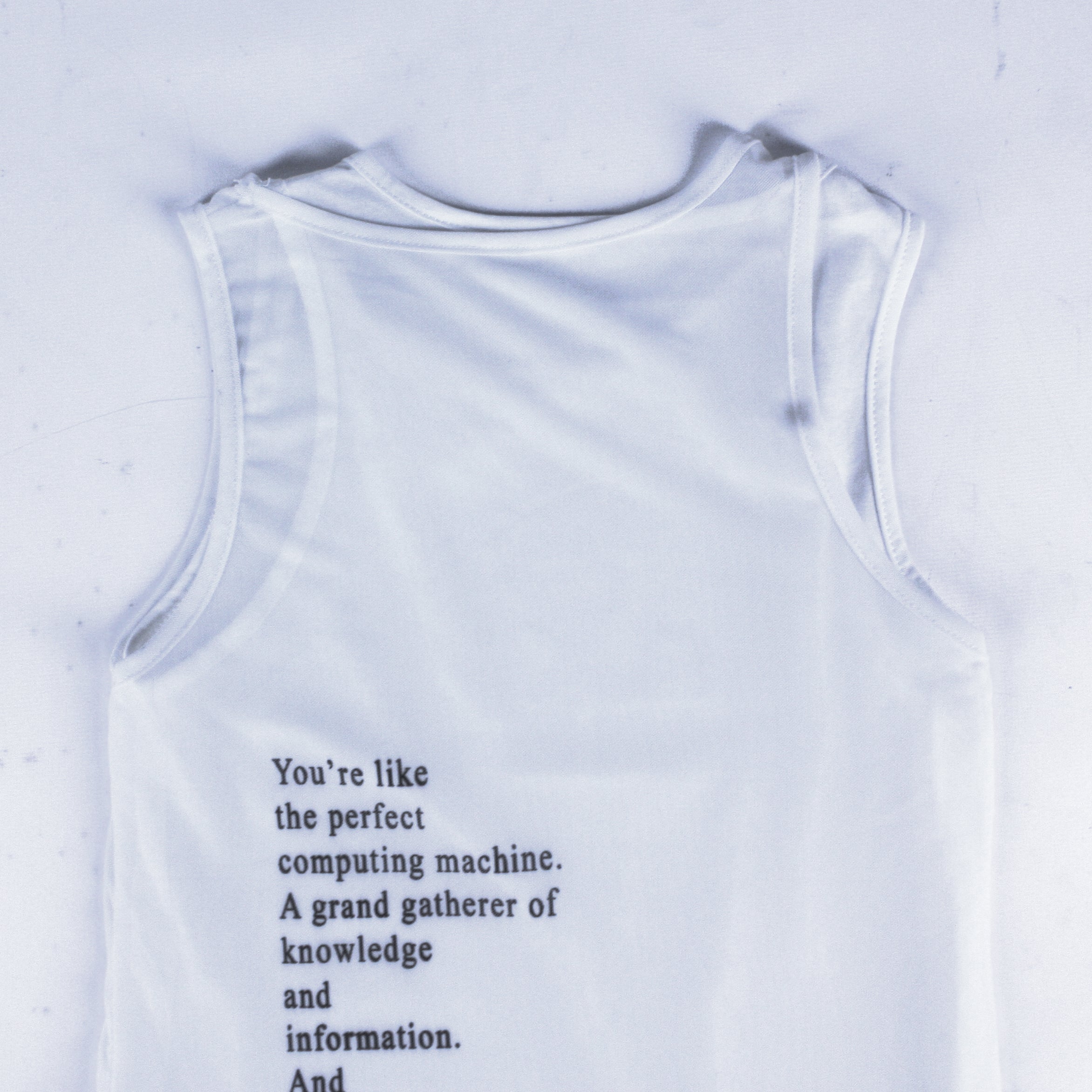 COMPUTER KNOWLEDGE DOUBLE LAYER TANK TOP