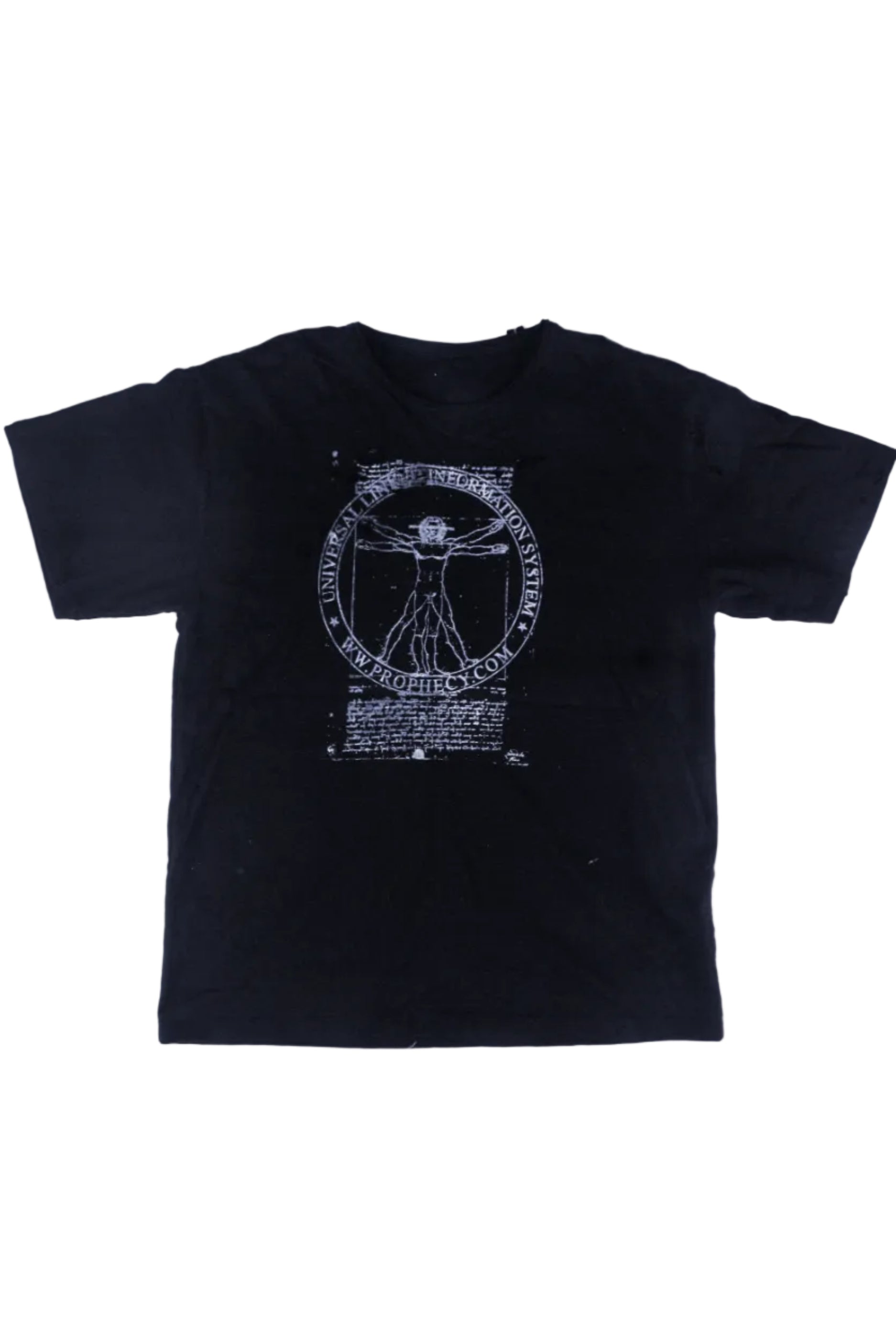 PROPHECY T-SHIRT DISTRESSED BLACK