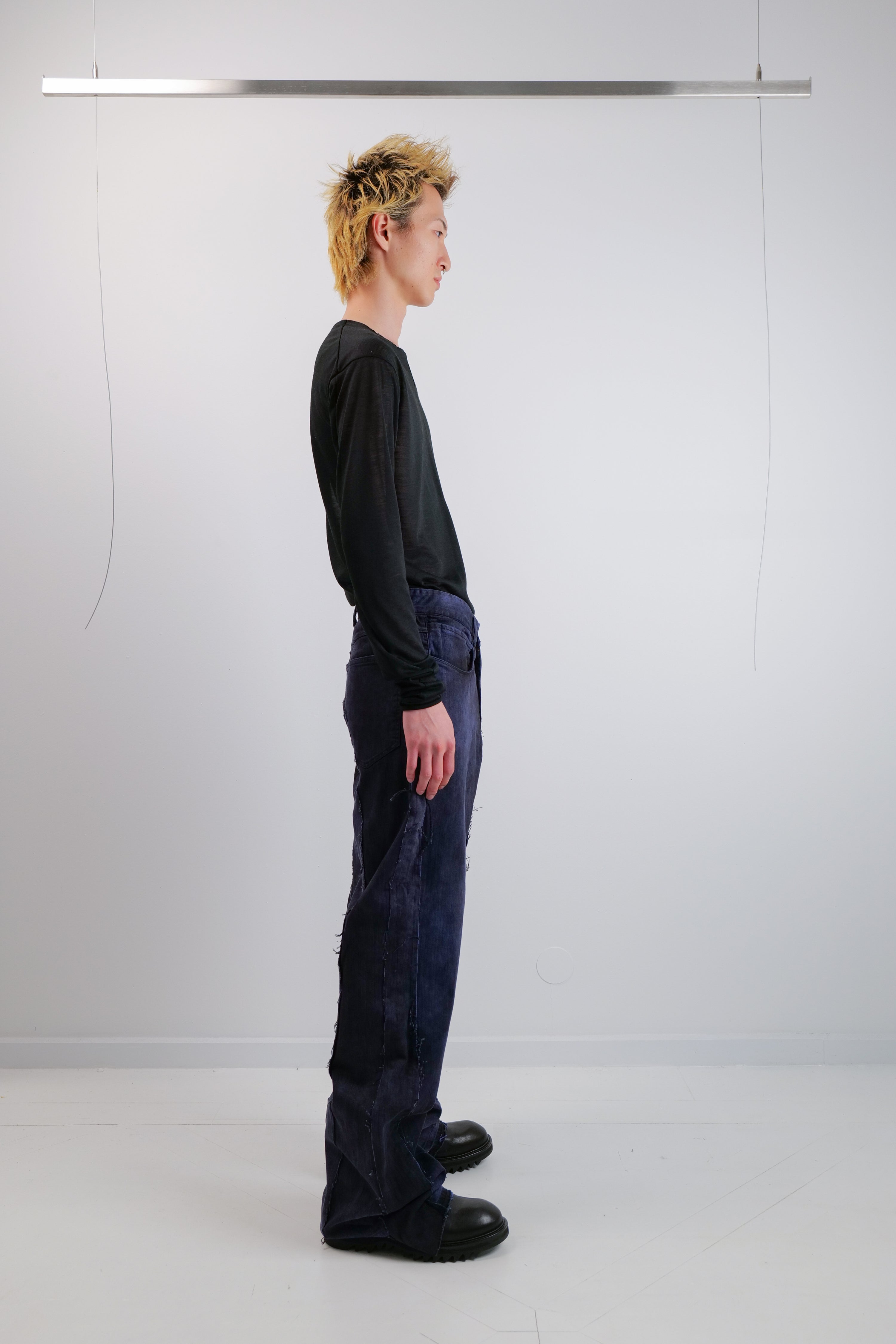 1 OF 1 RE-ENGINEERED JEANS - BLUE & BLACK