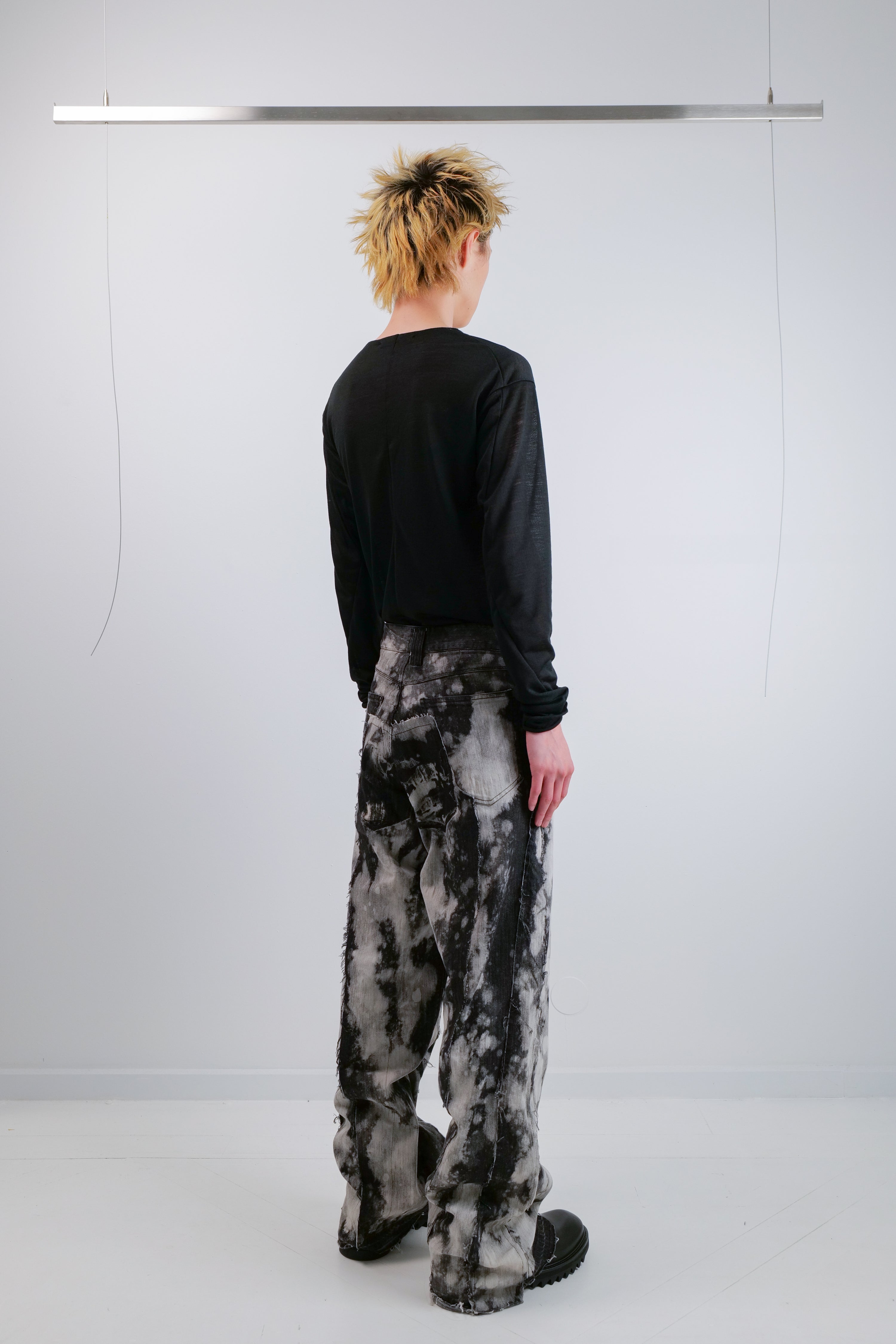 1 OF 1 RE-ENGINEERED JEANS - GREY & BLACK
