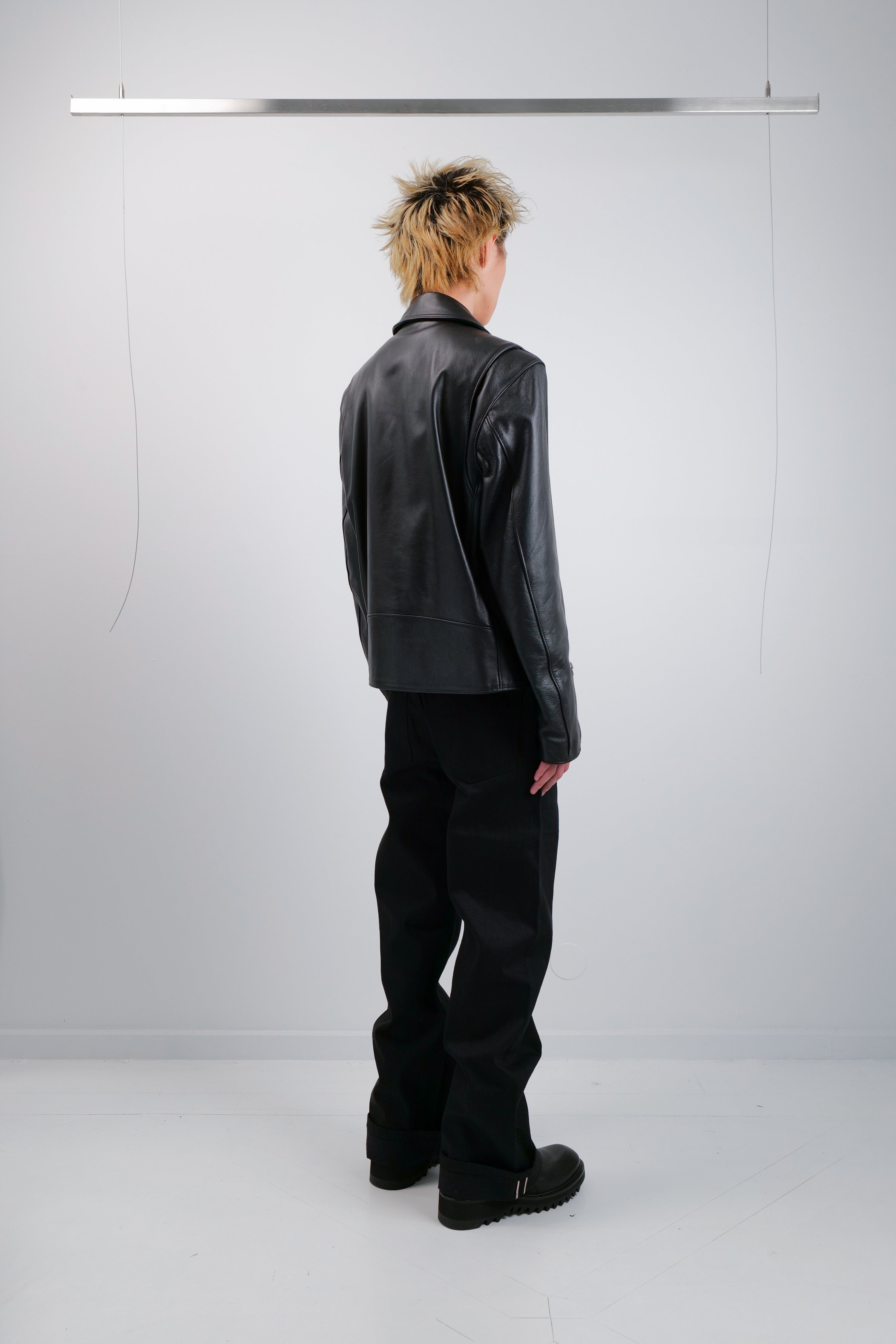TACTILE RETRO MOTORCYCLE LEATHER JACKET