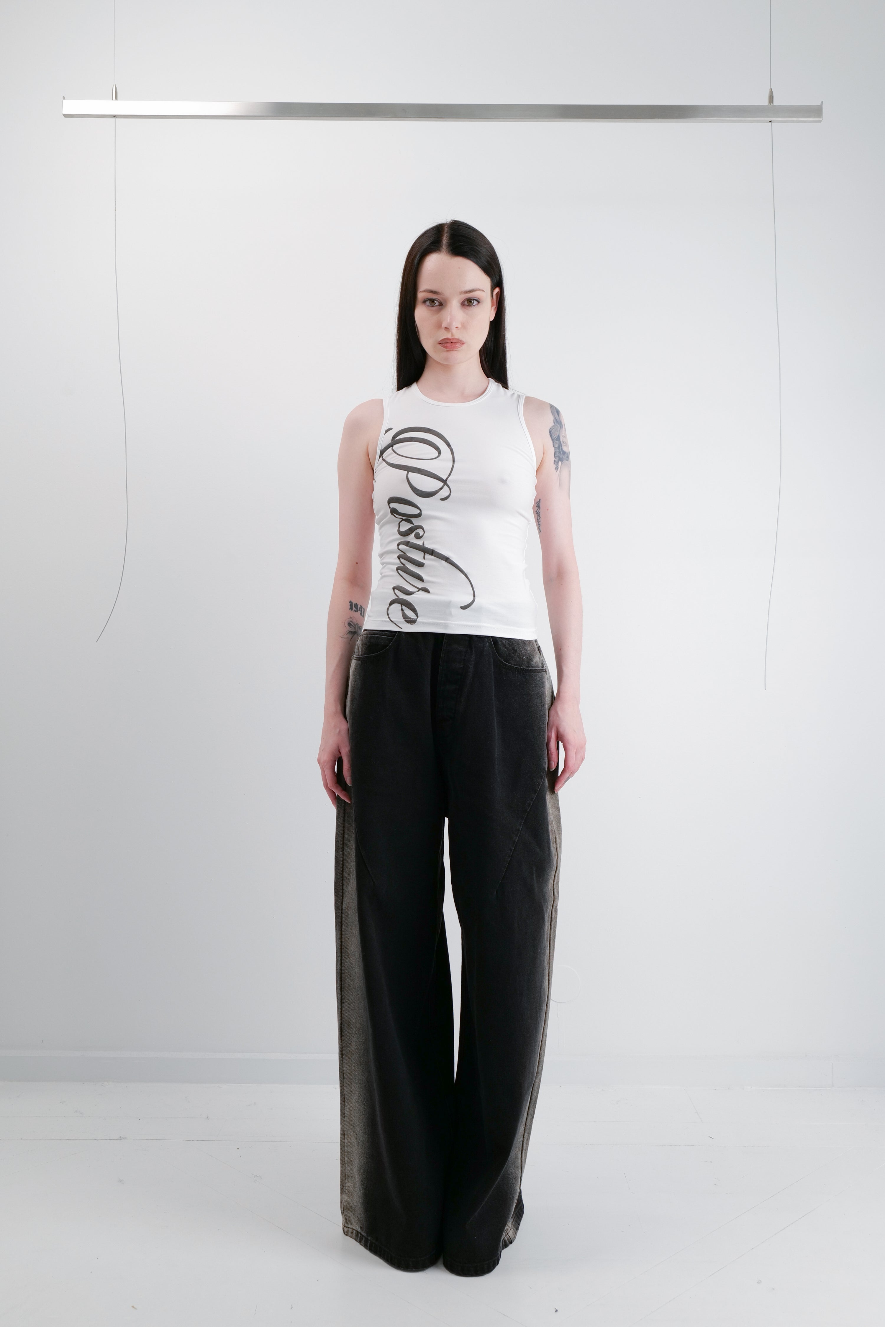 SIDE-SHINE BAGGY JEANS