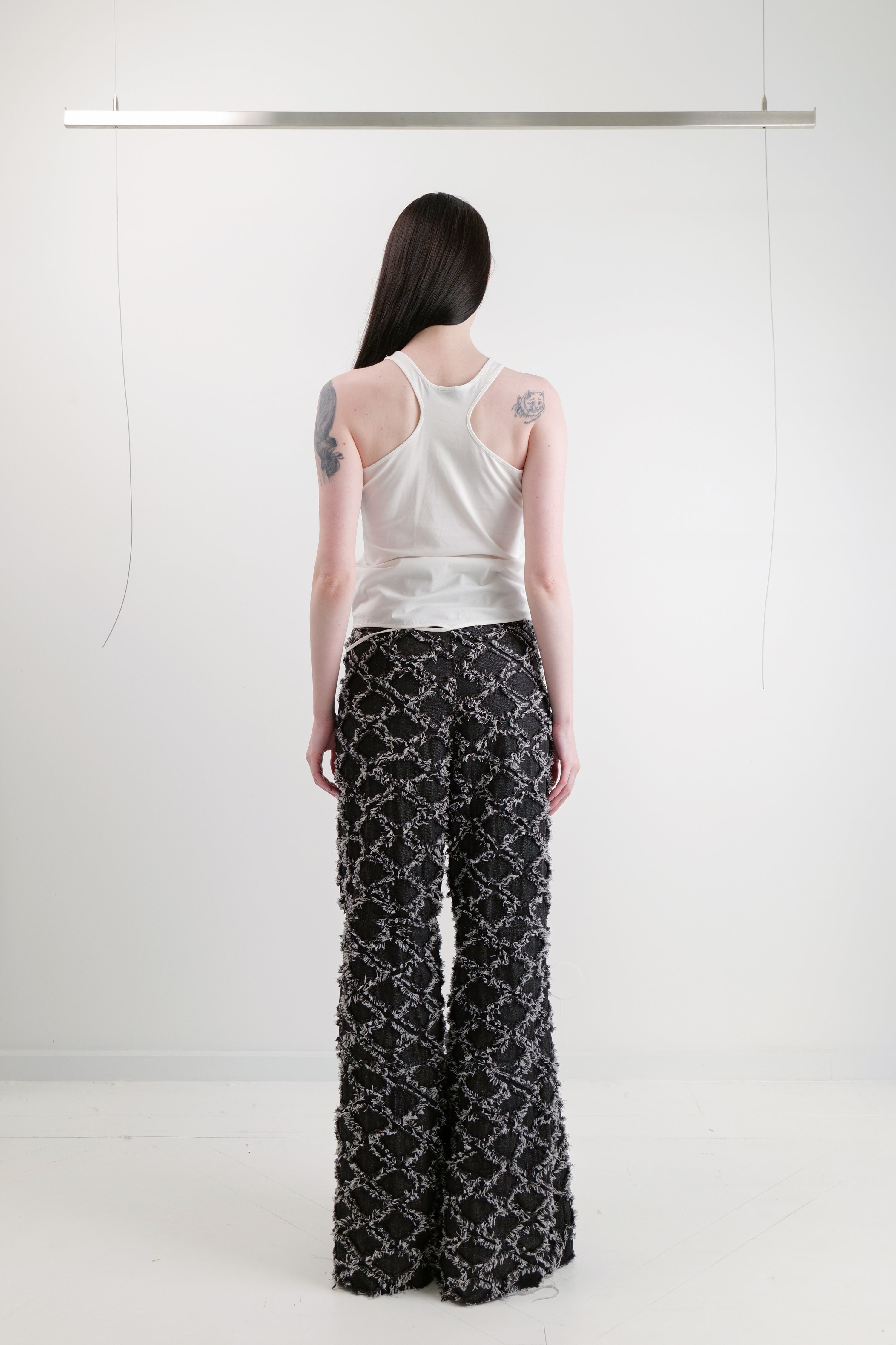 RHOMBUS DENIM PANTS