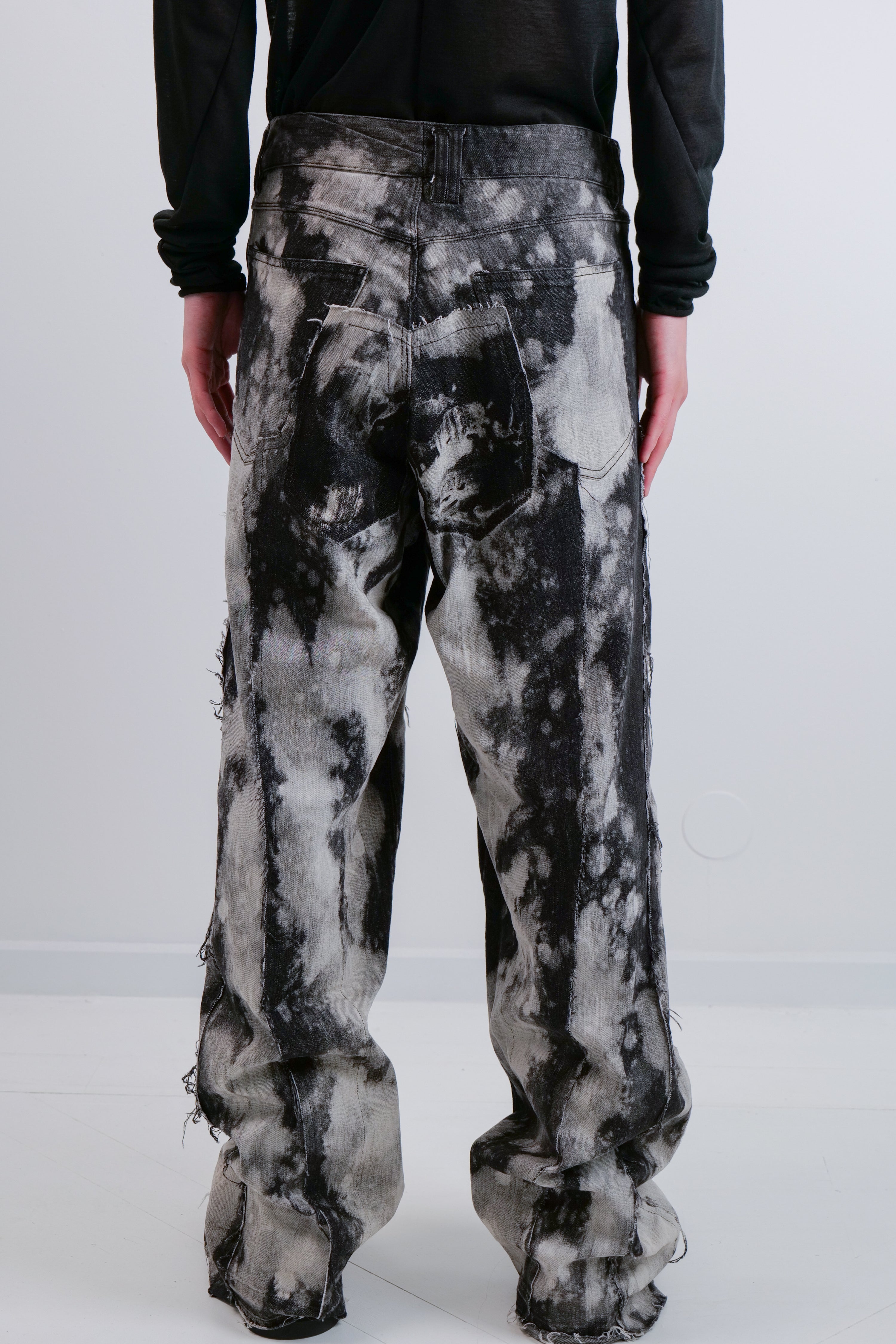 1 OF 1 RE-ENGINEERED JEANS - GREY & BLACK