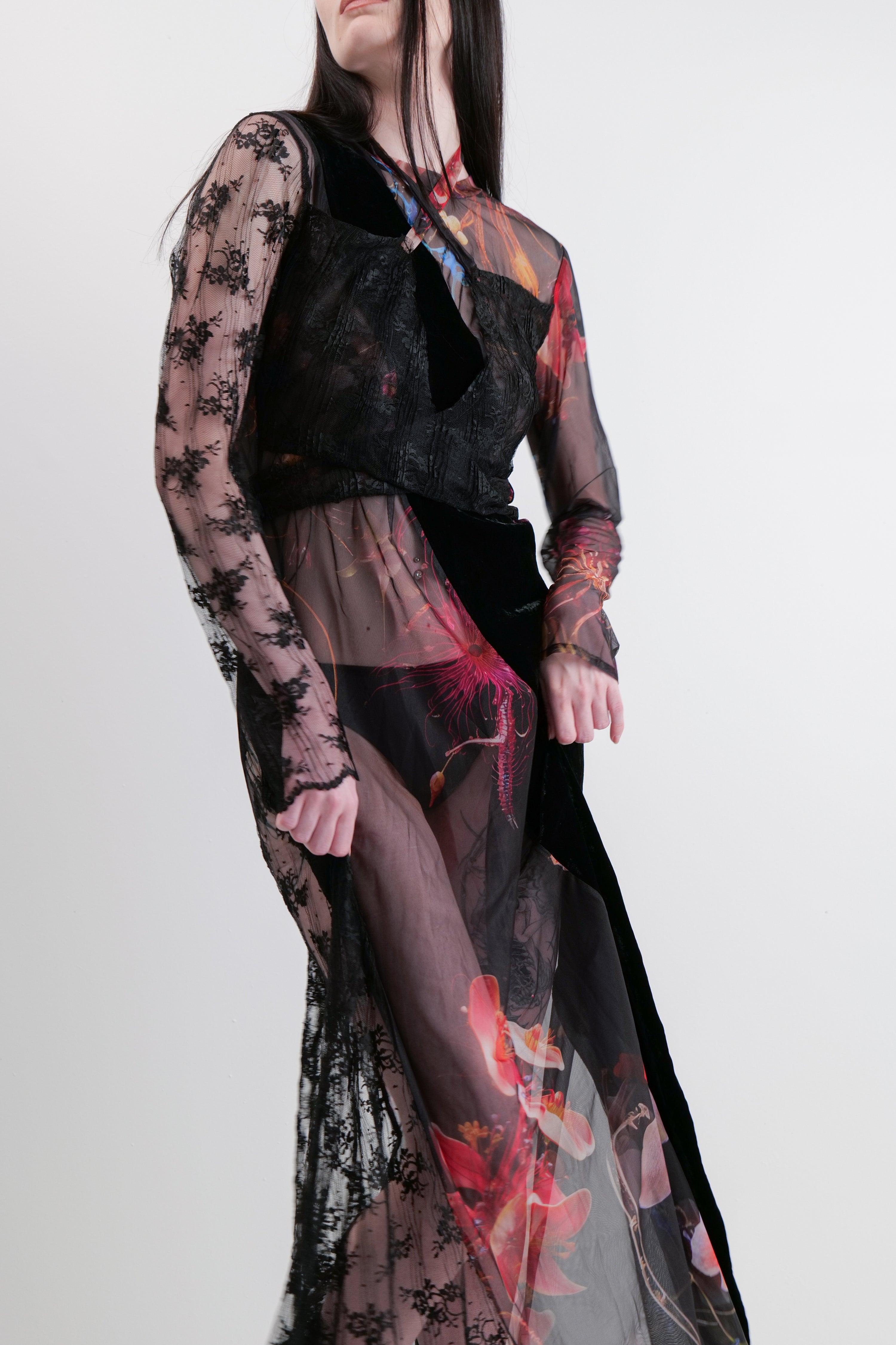 MECHANICAL FLOWER DRESS